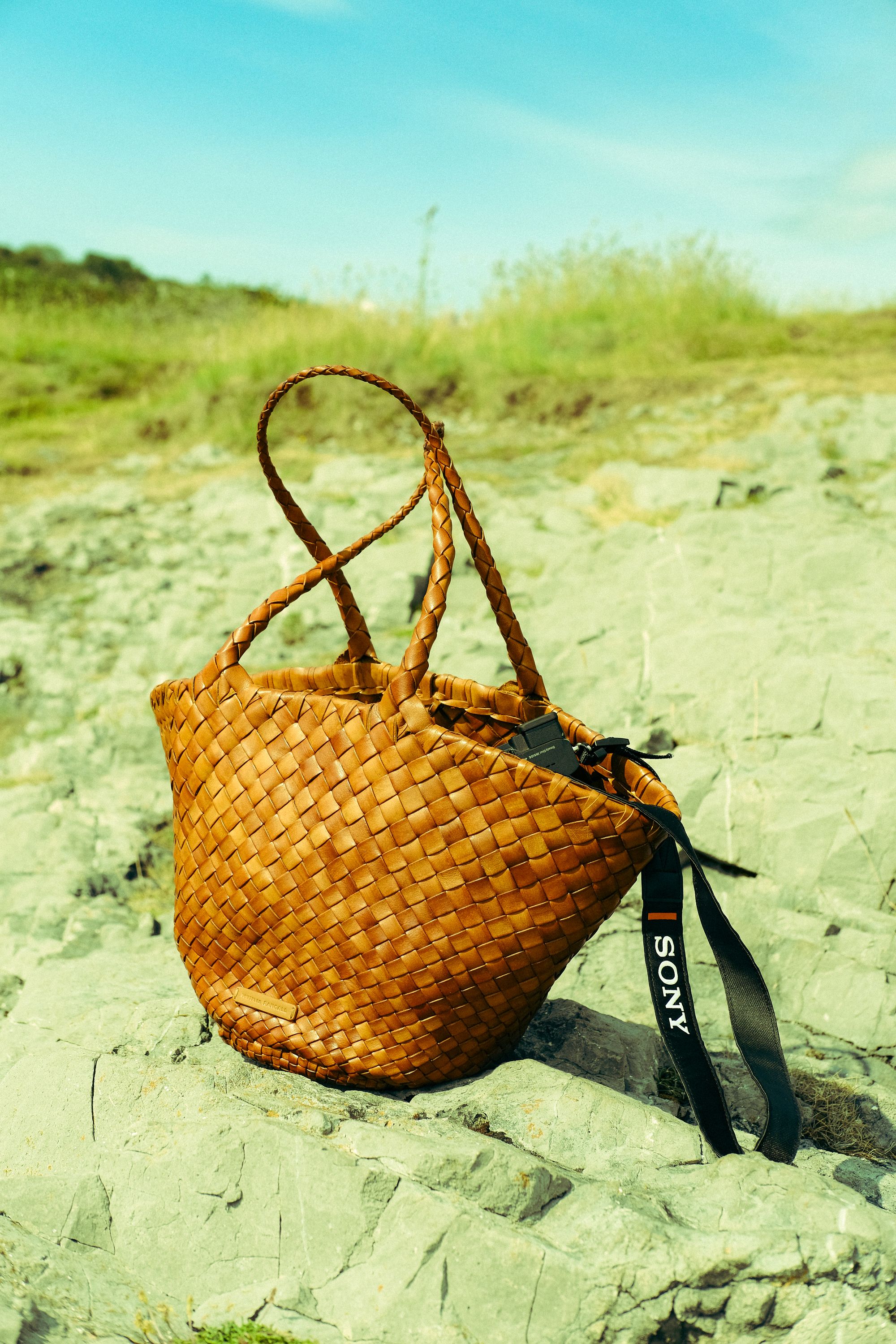 Image of Loeffler Randall woven bag