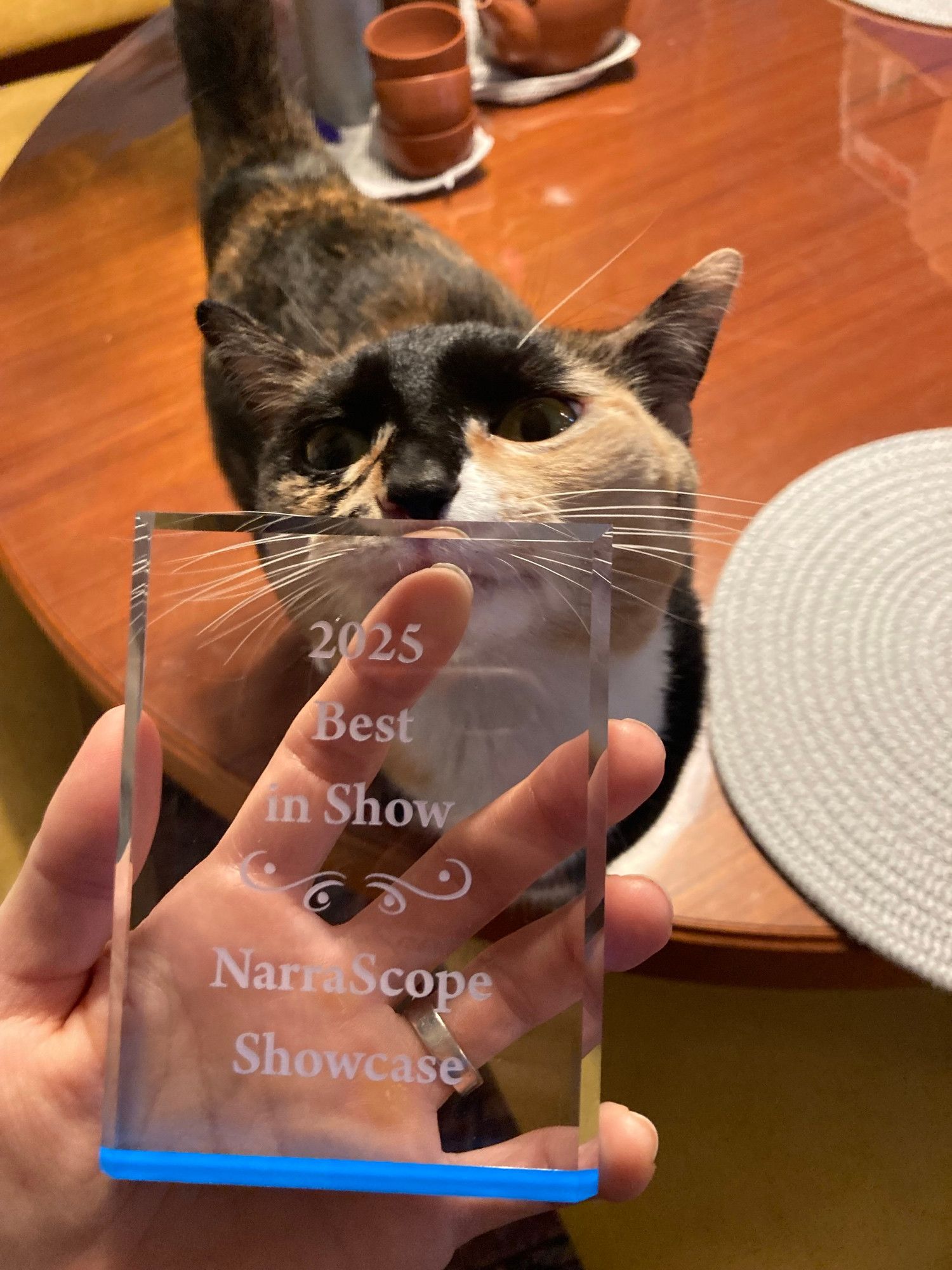 Louise was very proud.
