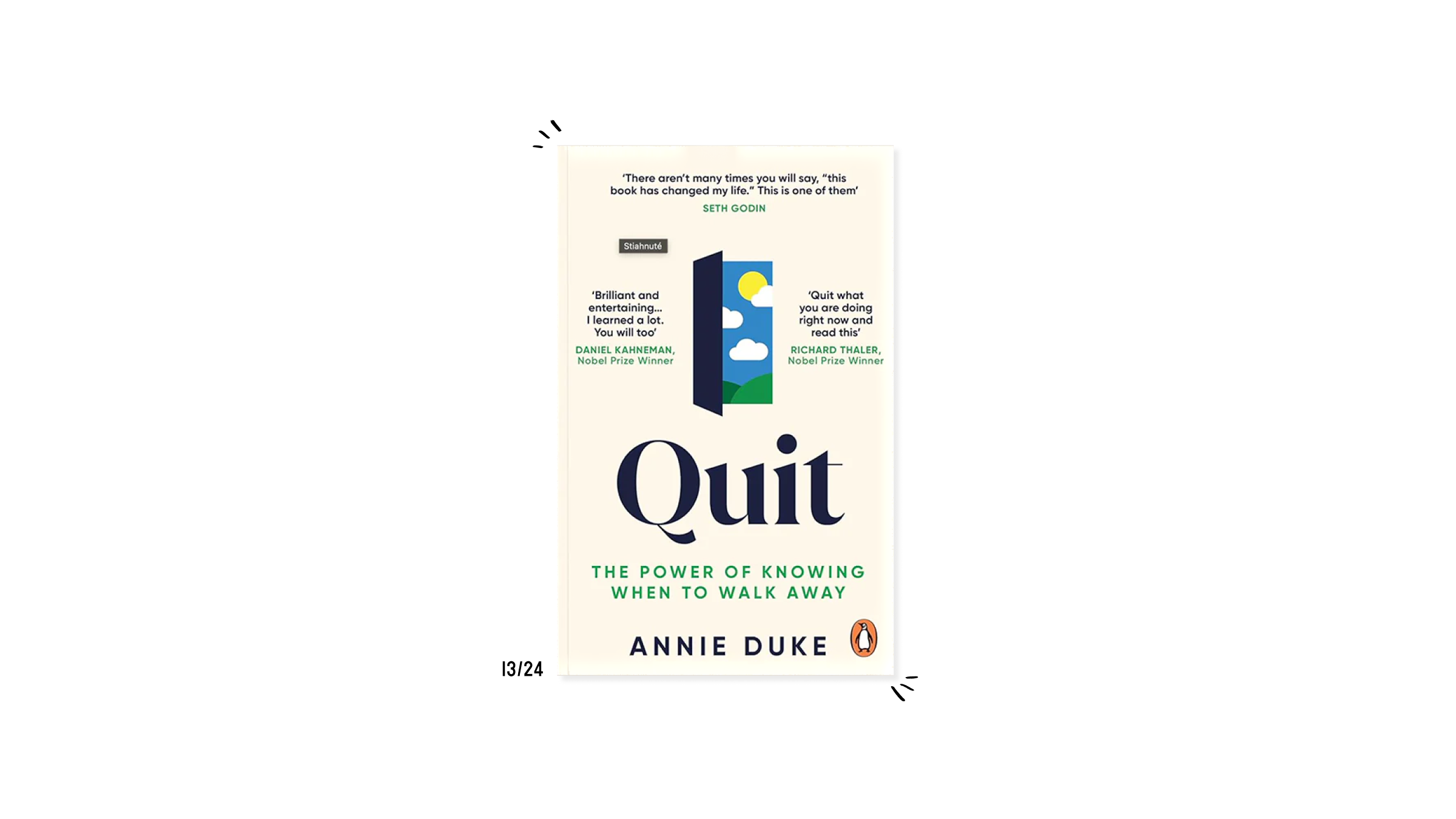 Transposed image of Quit by Annie Duke