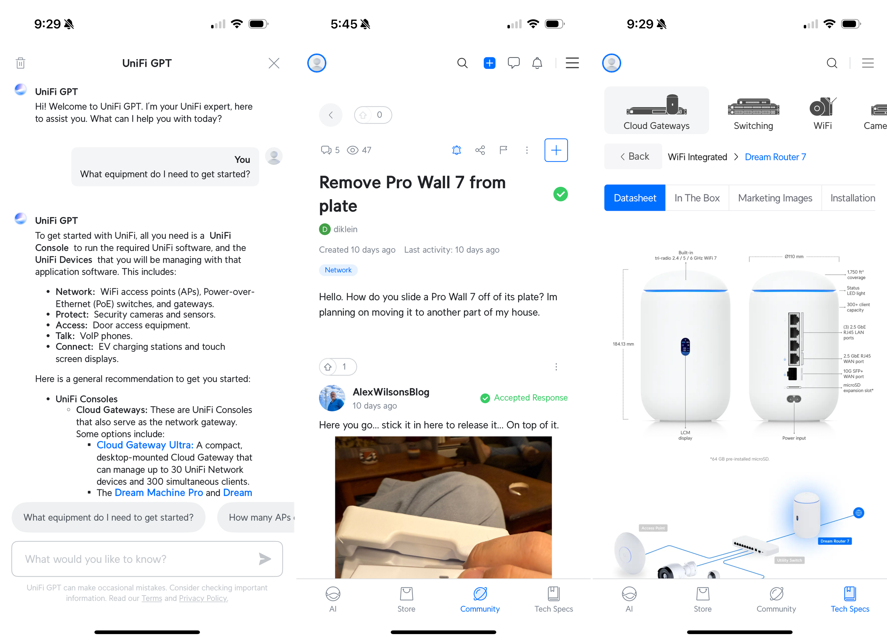Portal iOS app screenshots