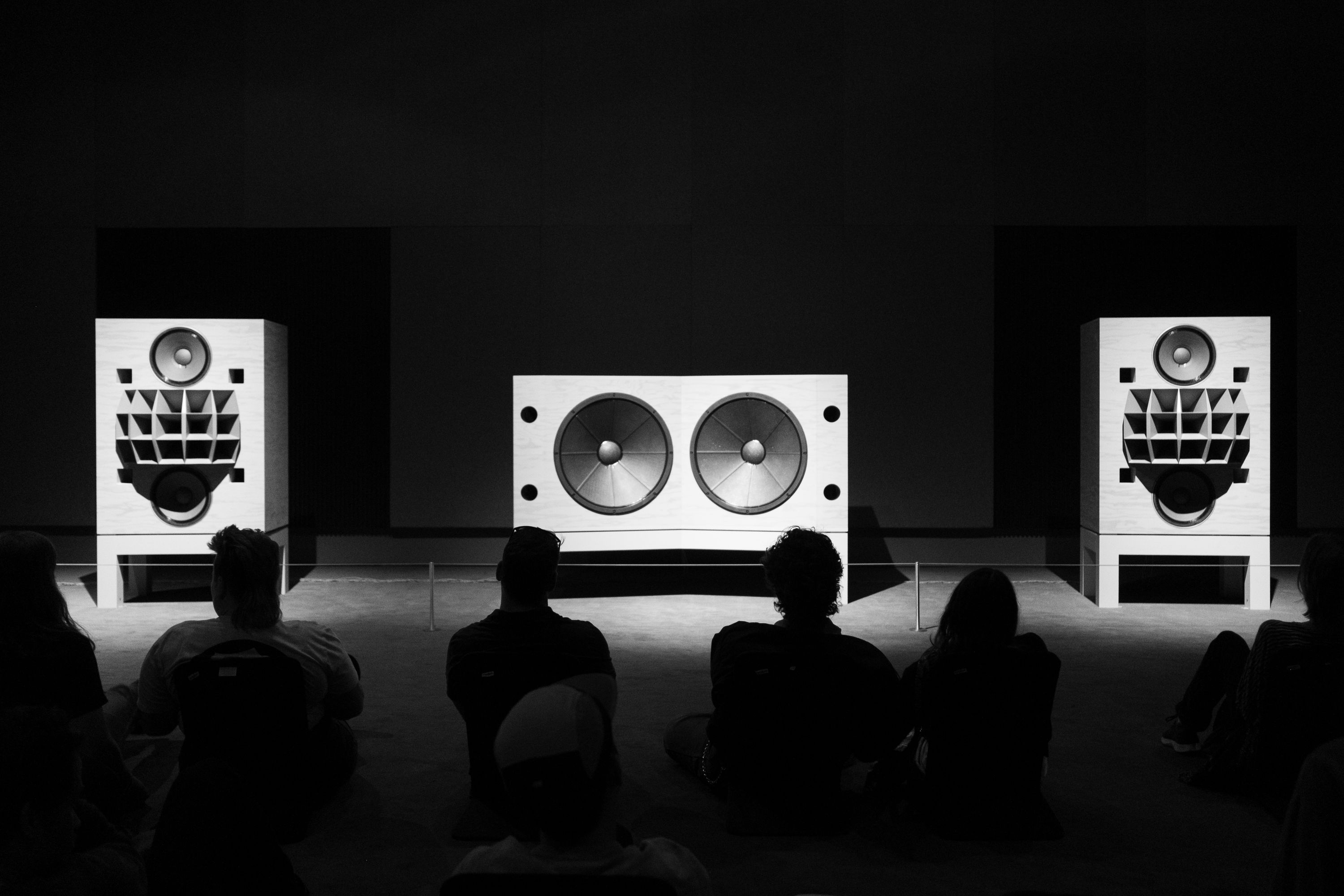 Art of Noise museum exhibit large audio room