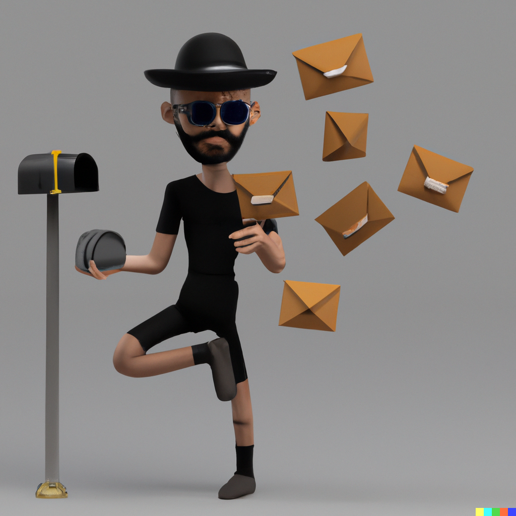 Scary mail-jonglør
