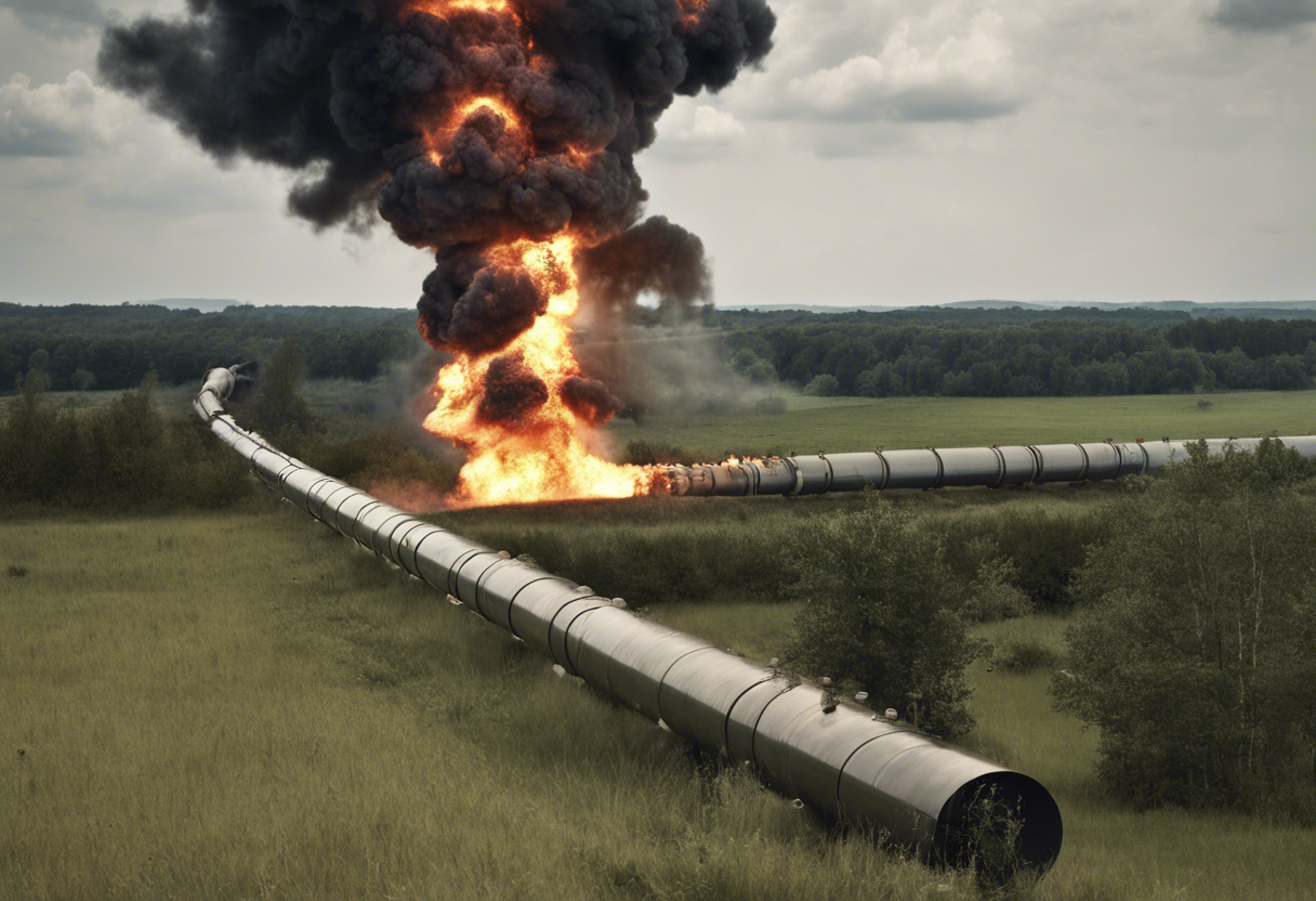 Pipeline goes boom