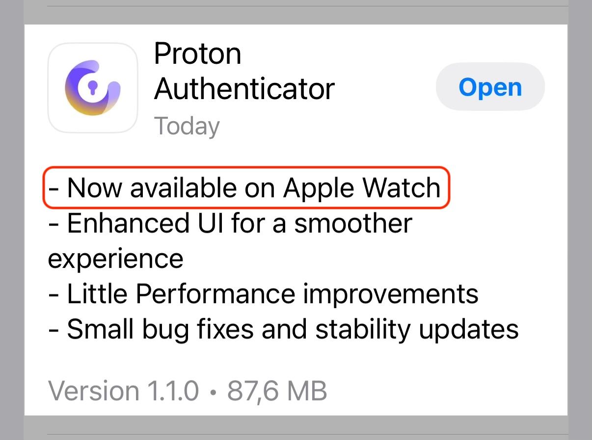 Opdatering til Watch