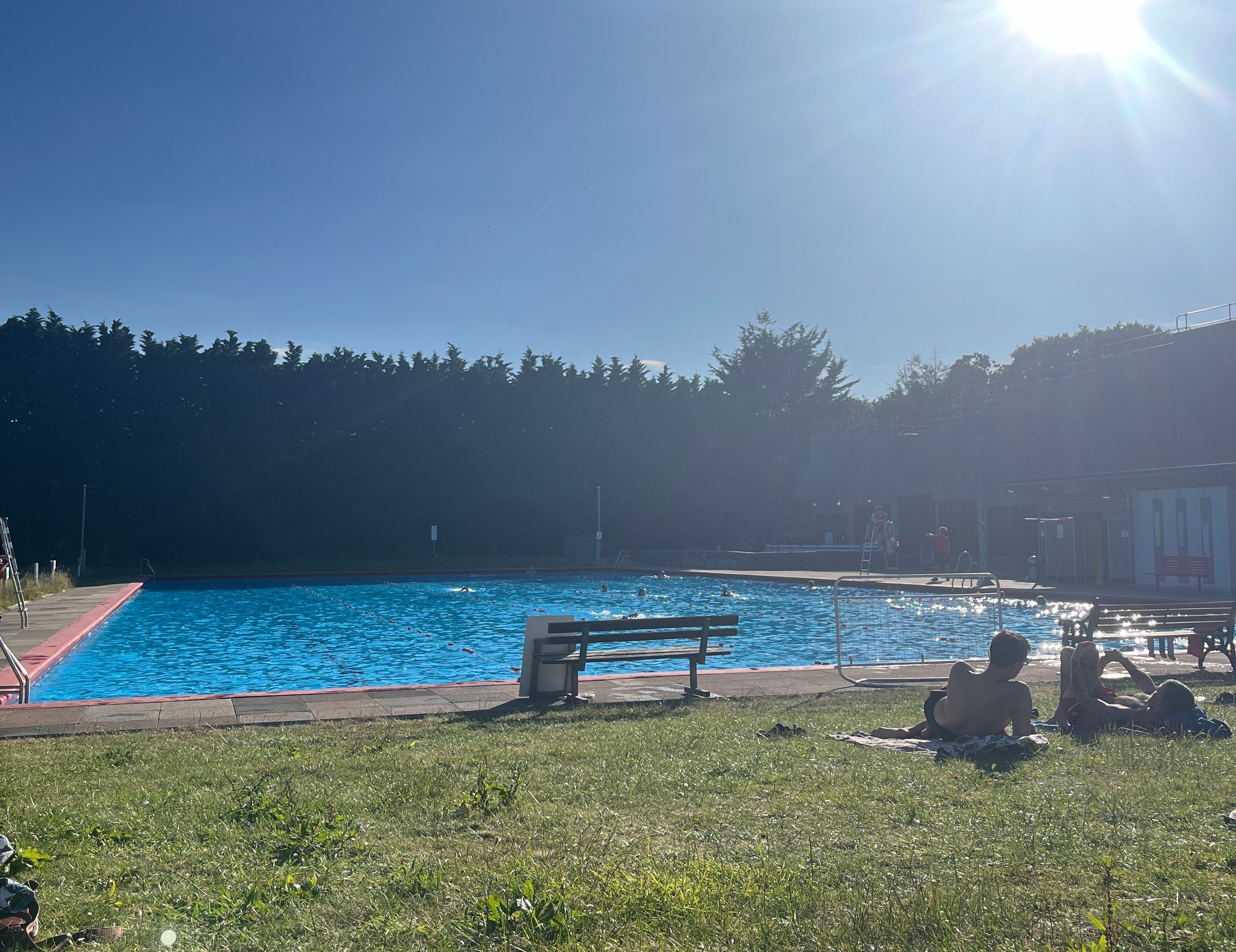 First swim at the lido this year - idyllic London life?