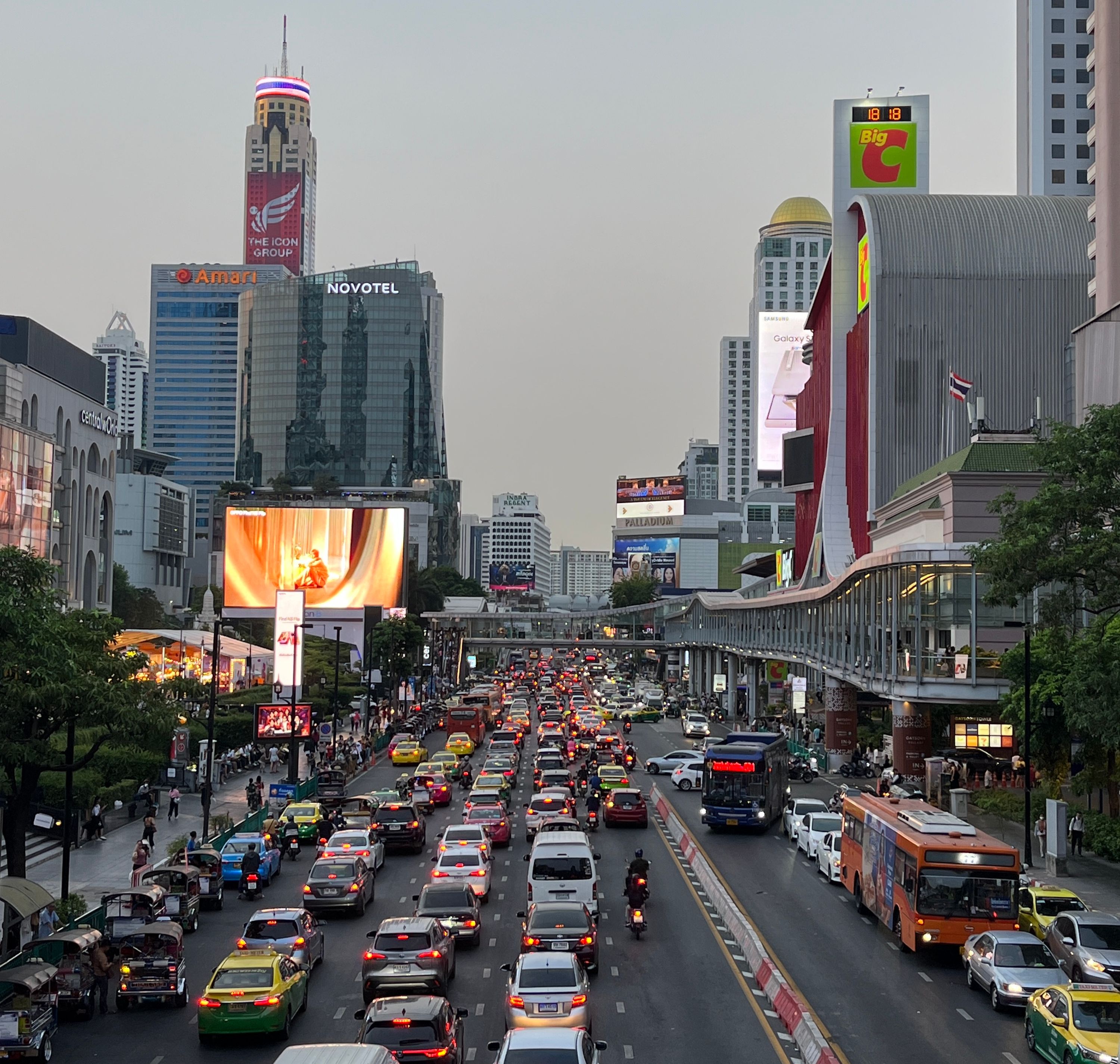 Rush hour in Bangkok