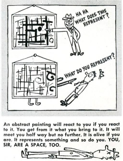 Ad Reinhardt, from ‘How to Look at Art, Arts & Architecture’, 1946