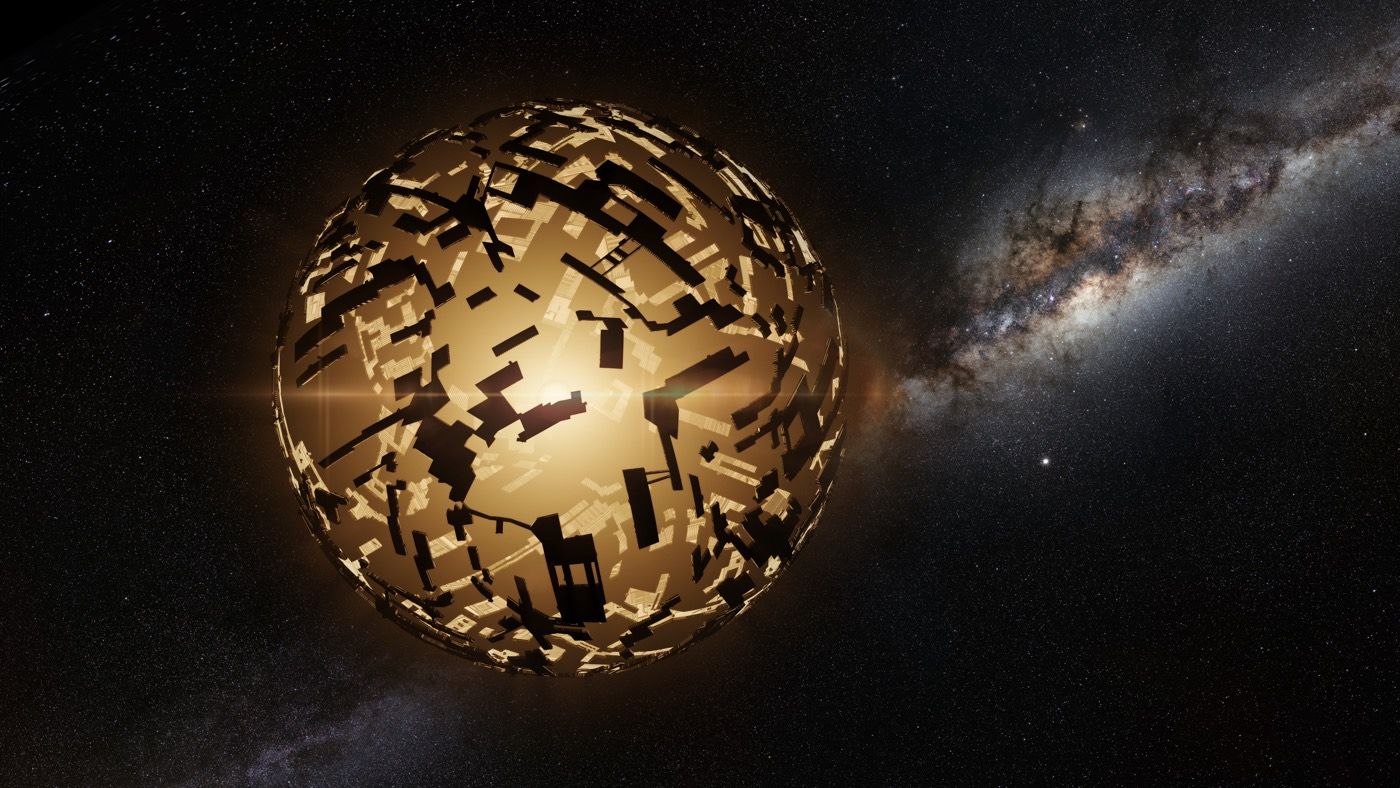 Artists rendition of a Dyson Sphere