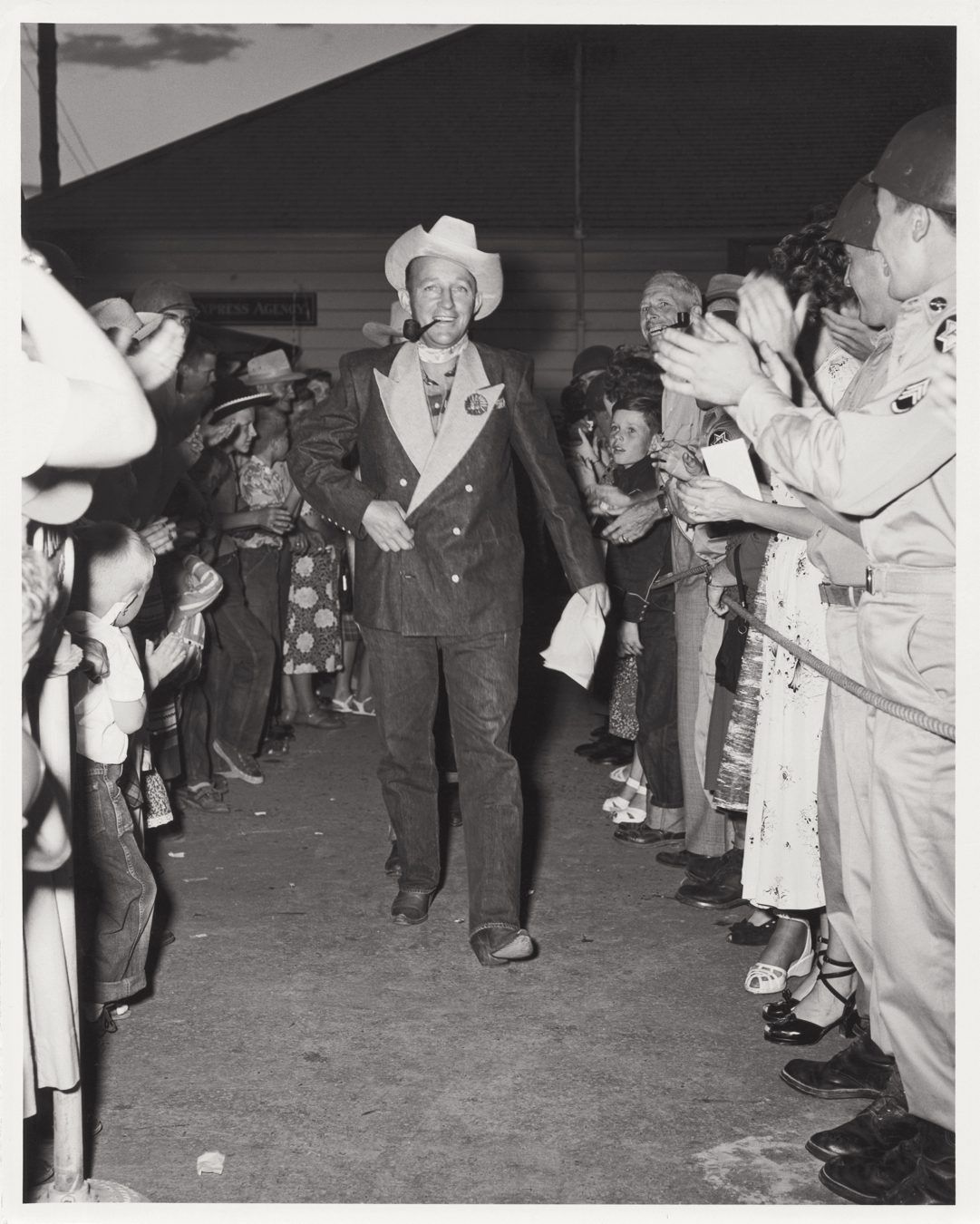 Bing Crosby in his custom made denim tuxedo. Photo credits to Levi’s.