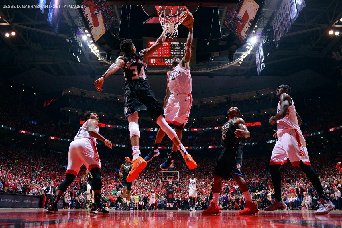 Kawhi posterizes Giannis in Game 6 of Eastern Conference Finals