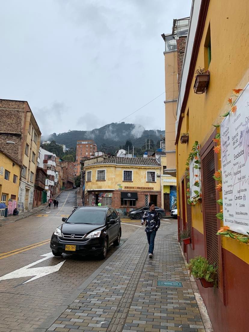 Cloudy day in Bogotá