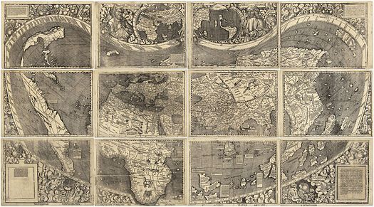 Universalis Cosmographia (1507), first map to use the name “America”