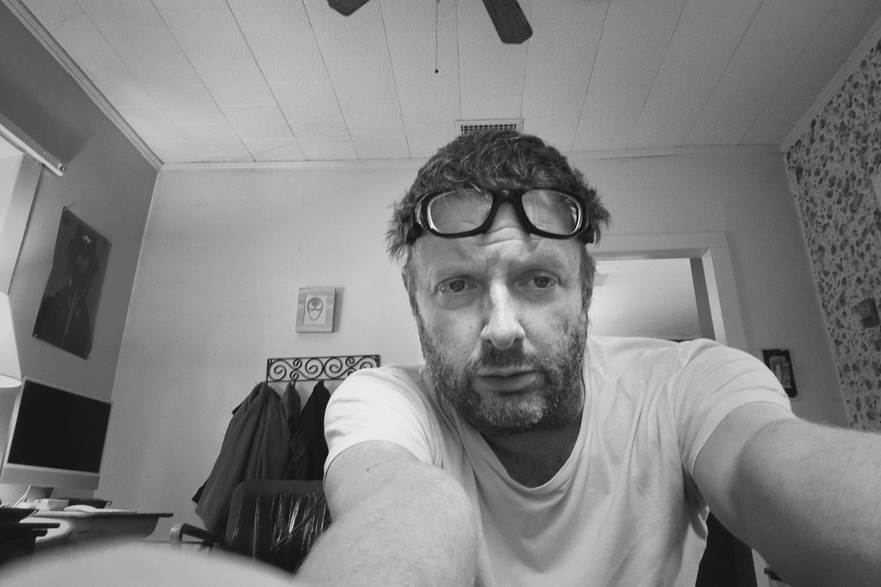 selfie looking
