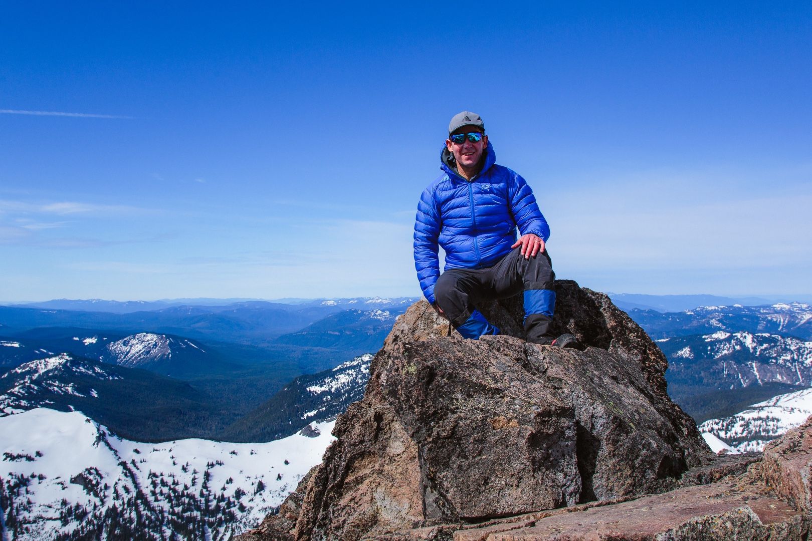 Perched on the peak