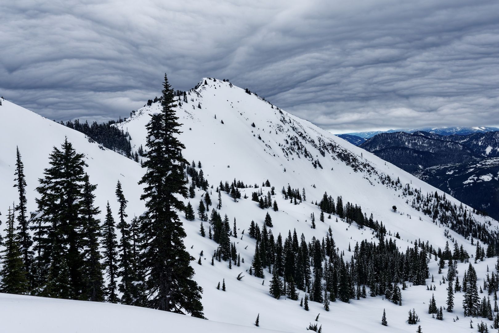 Granite Mountain from West Granite Mountain ridge