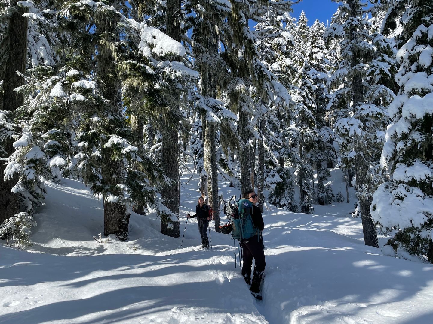 Sun + snow = smiles