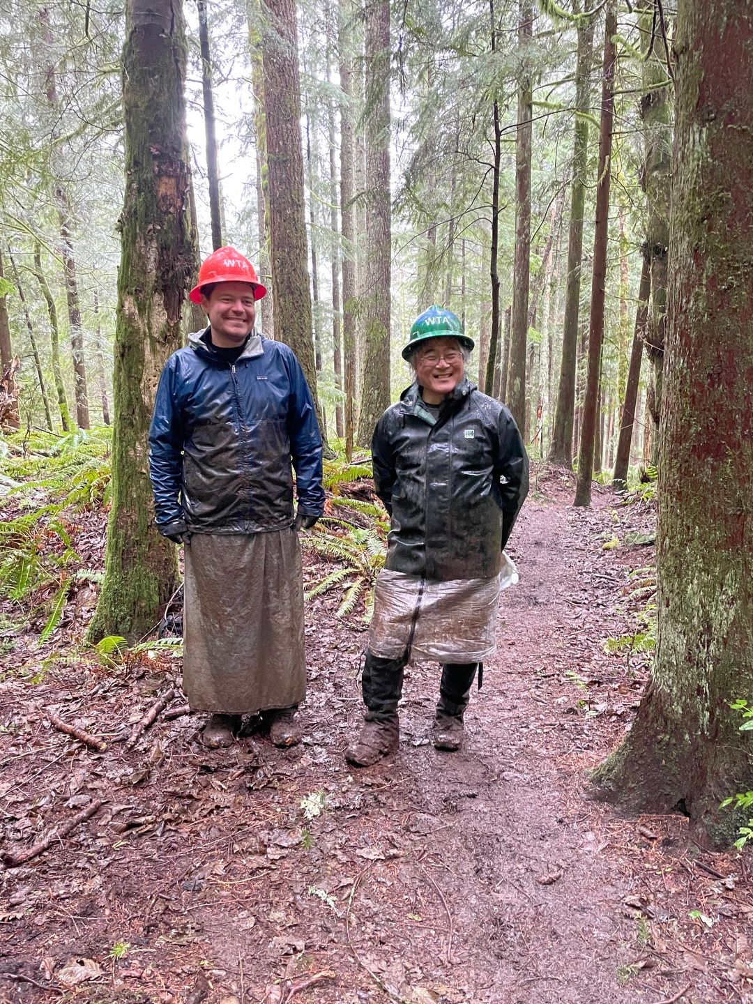 Rain skirts for the win!