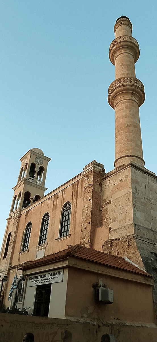 Un minaret à Chania