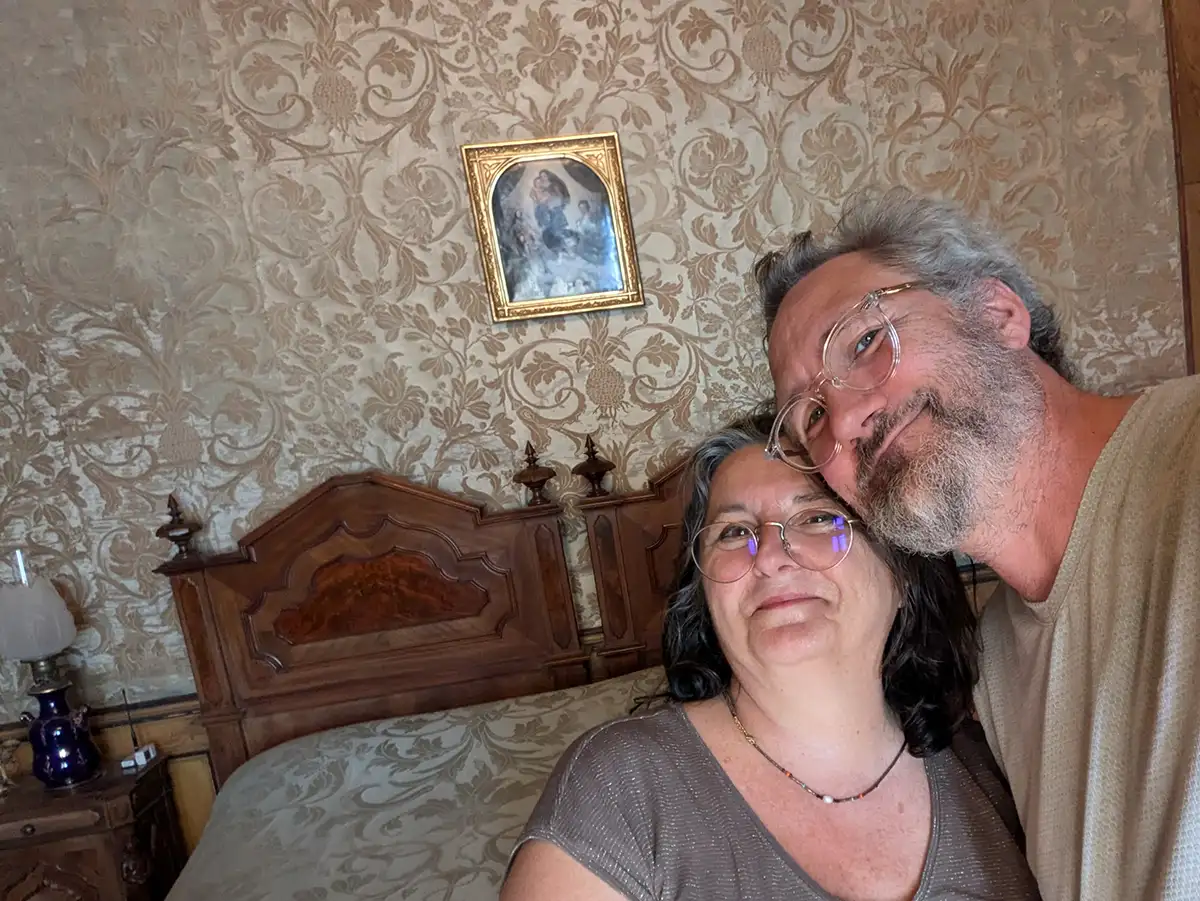 Selfie au saut du lit