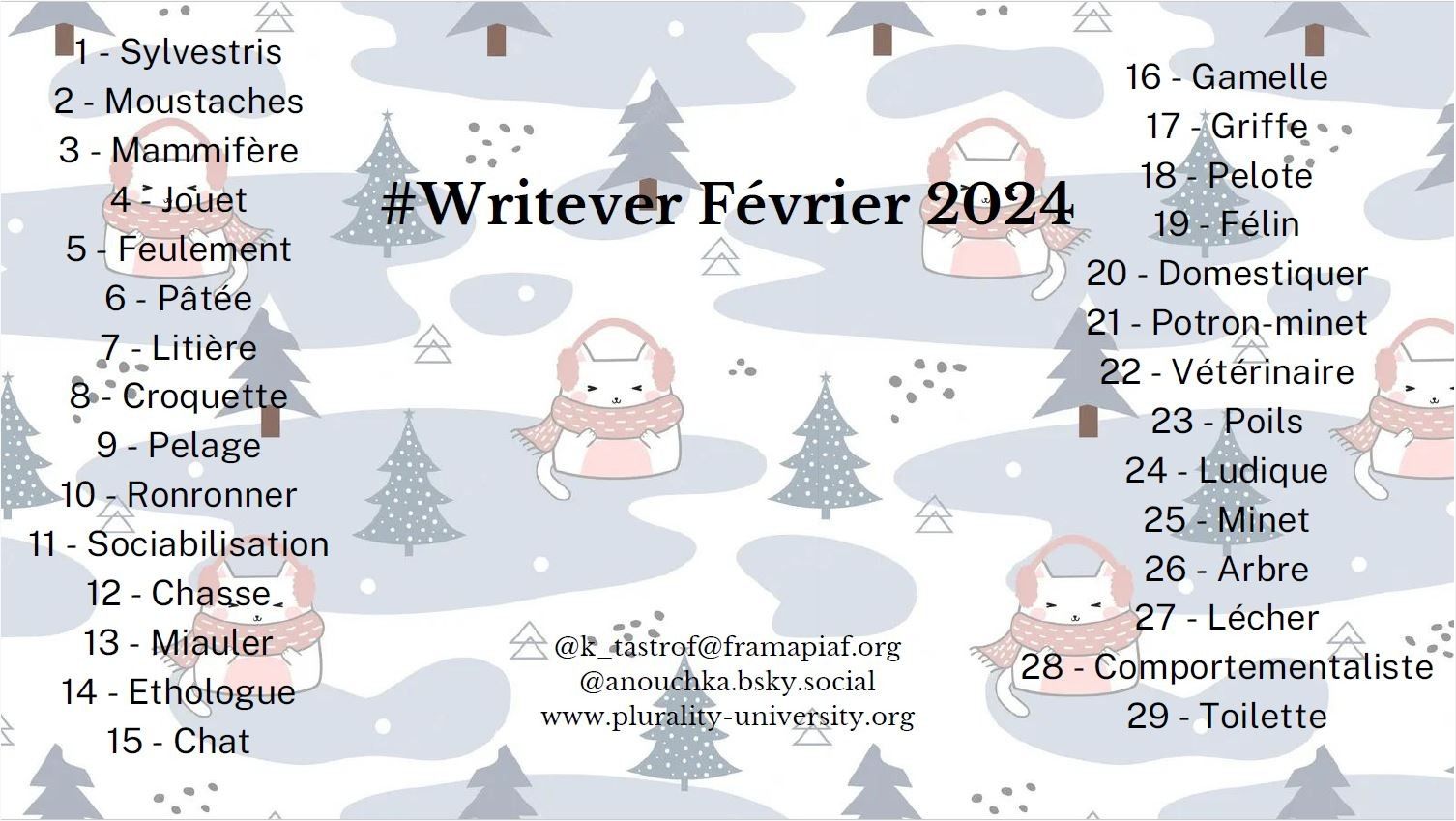Writever 2024 – Février
