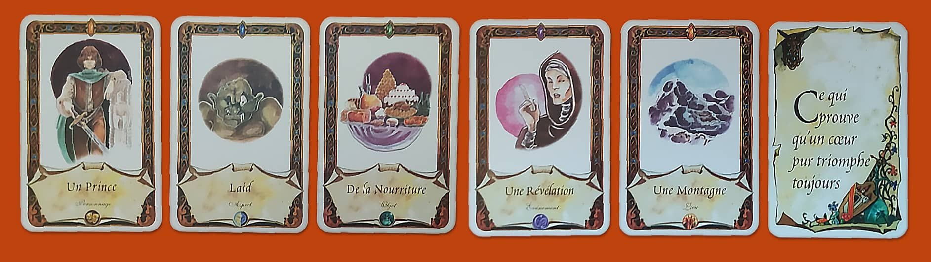 Cartes tirées par Vincent