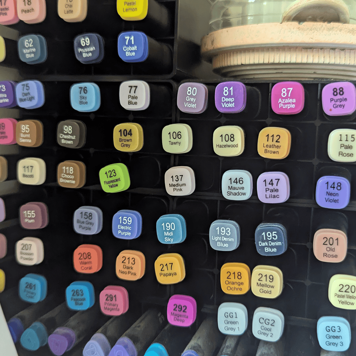 Les feutres de couleurs