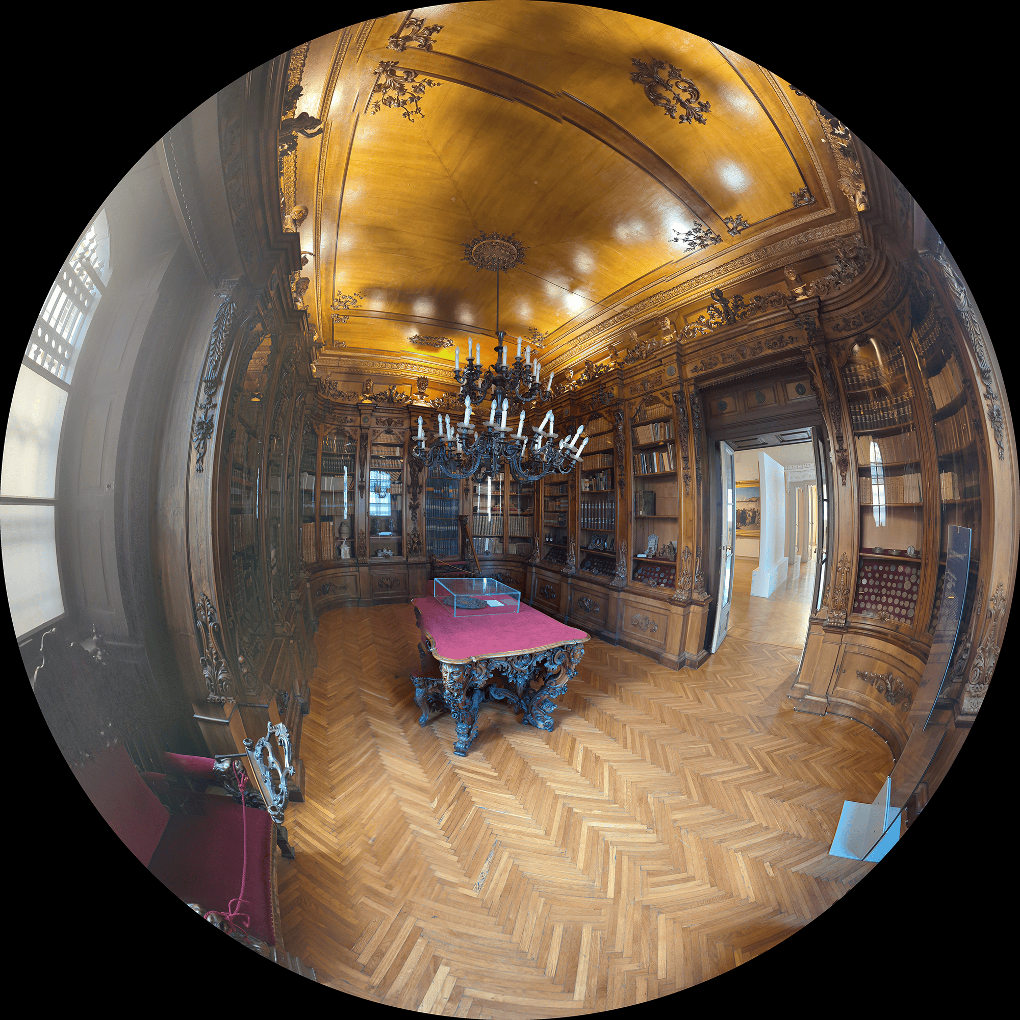 Une photosphère d’une bibliothèque de rêve