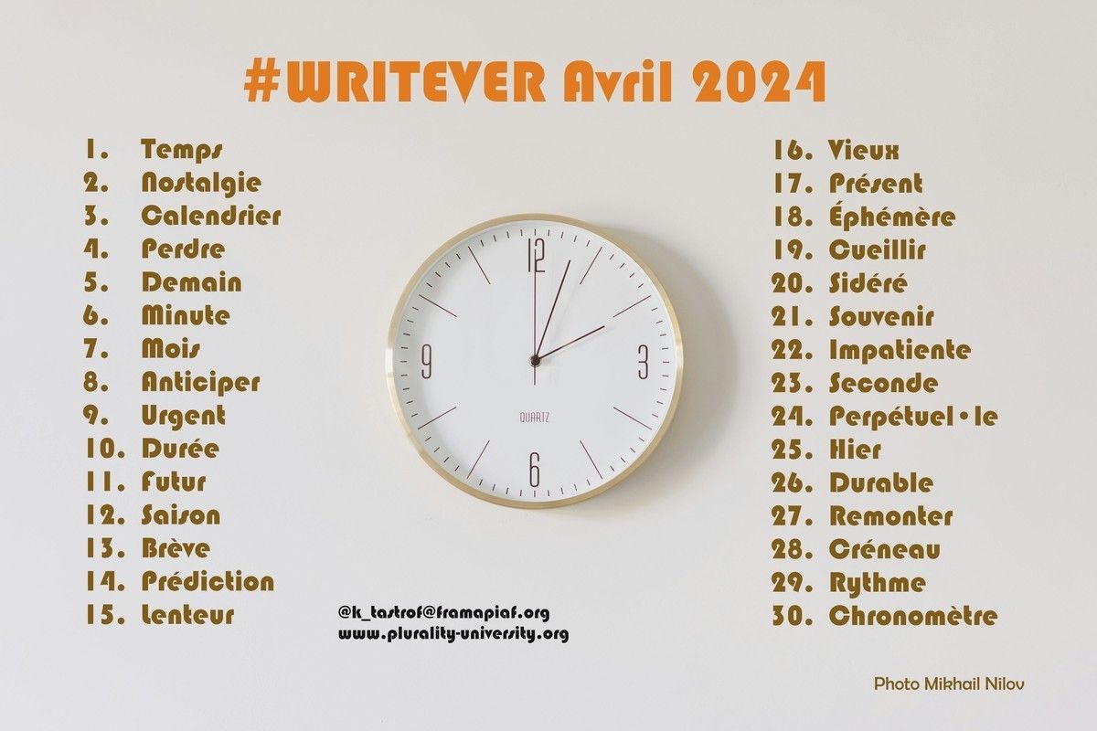 Writever 2024 – Avril