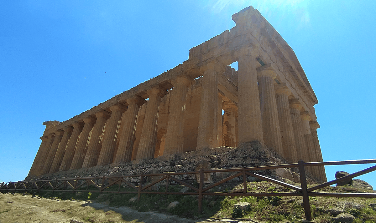 Le temple de Zeus, le mieux conservé