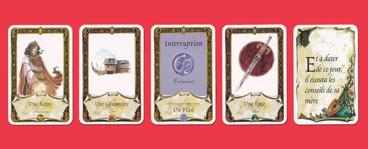 Cartes tirées par Vincent