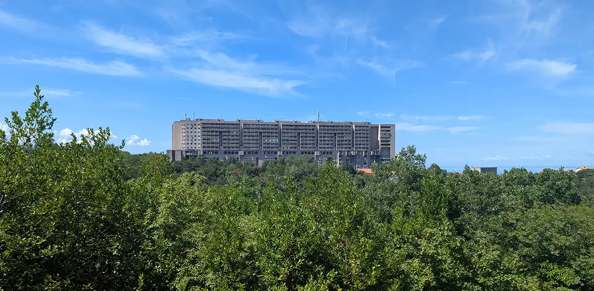 La cité, de loin