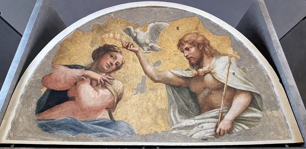 Le couronnement de la vierge par le Corrège