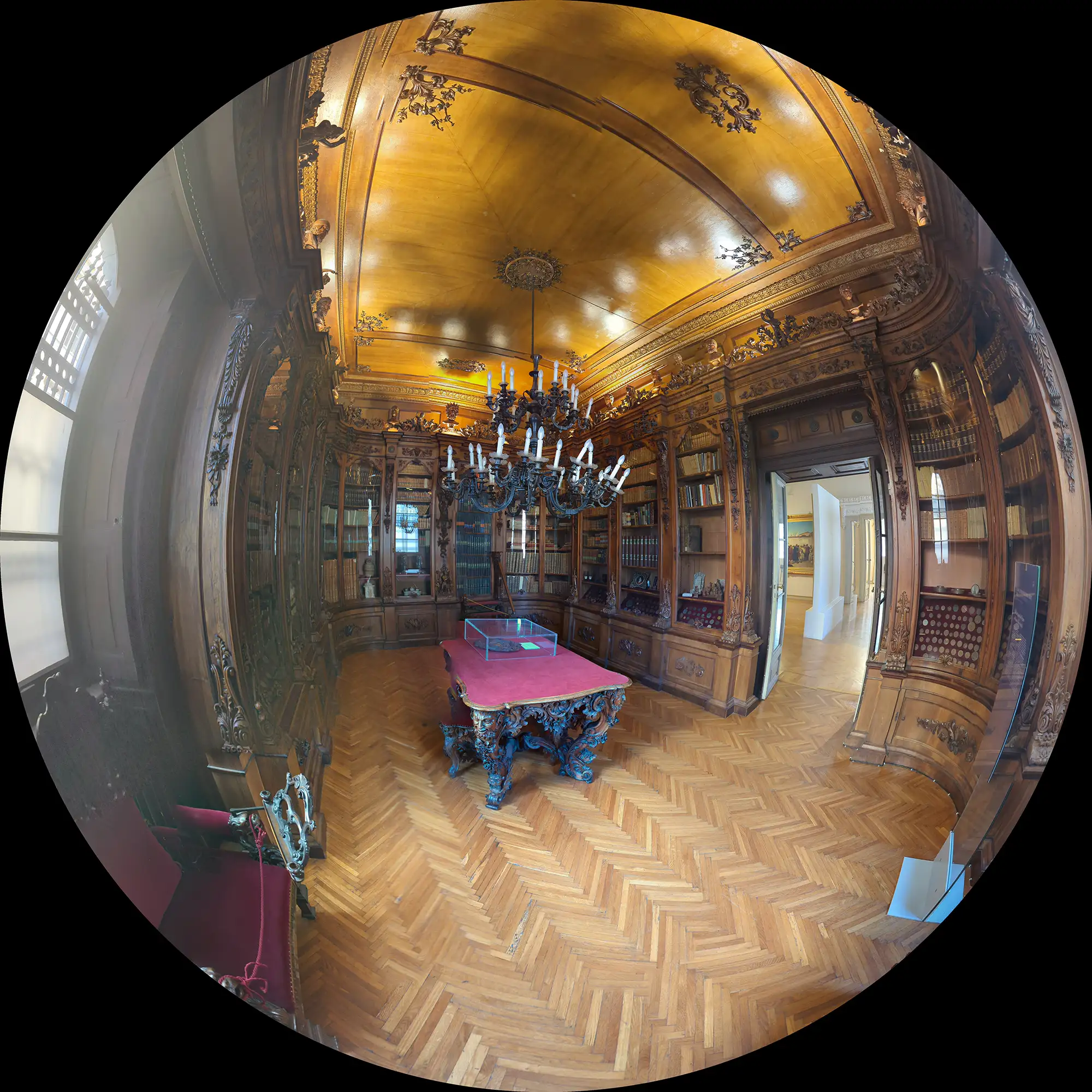 Une photosphère d’une bibliothèque de rêve