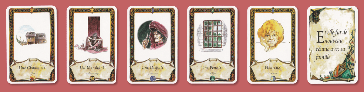 Cartes tirées par Vincent