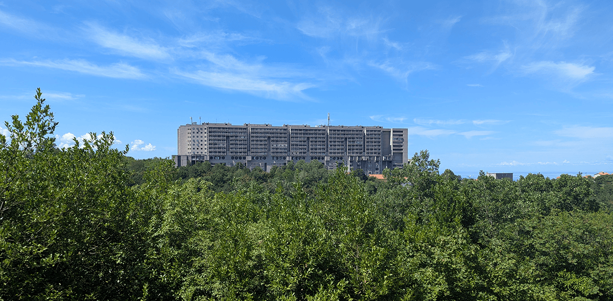 La cité, de loin