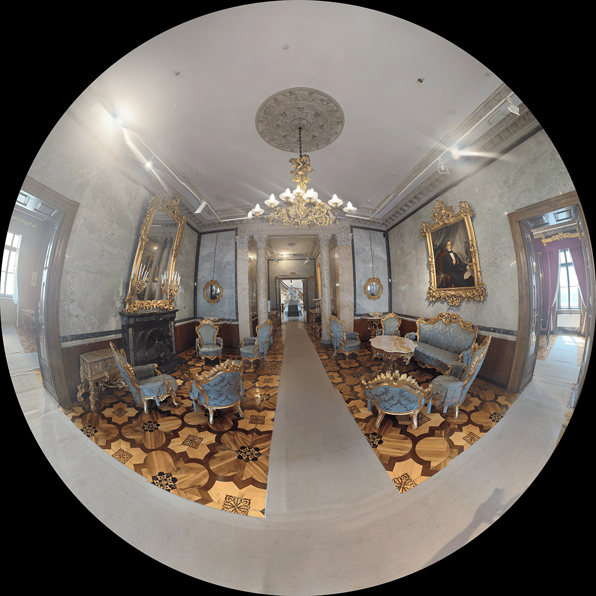 Un salon en photosphère