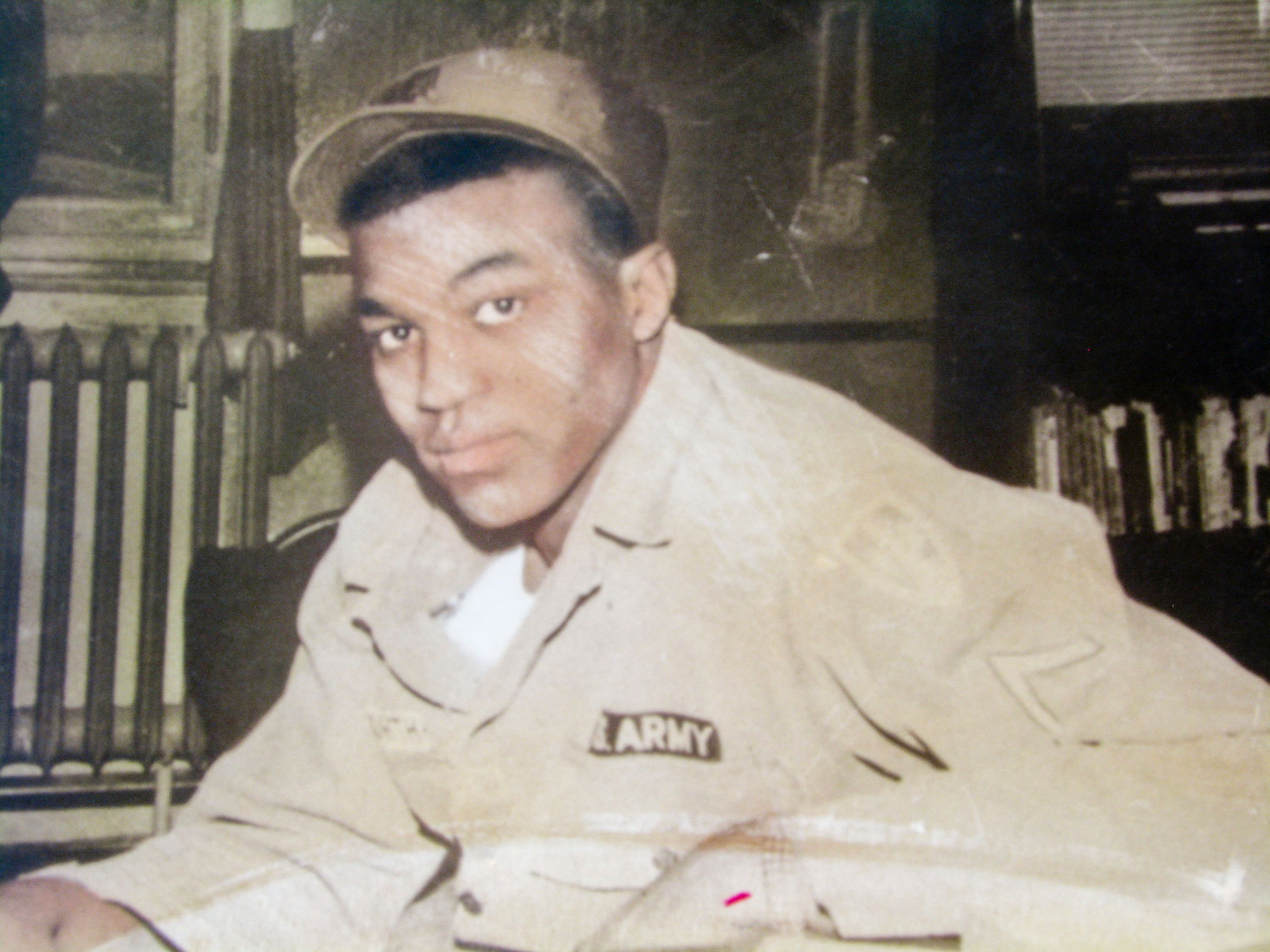 Roman Ducksworth in uniform. The Army corporal was shot to death by a white Mississippi police officer in 1962. Courtesy of Cordero Ducksworth and the Syracuse Cold Case Justice Initiative
