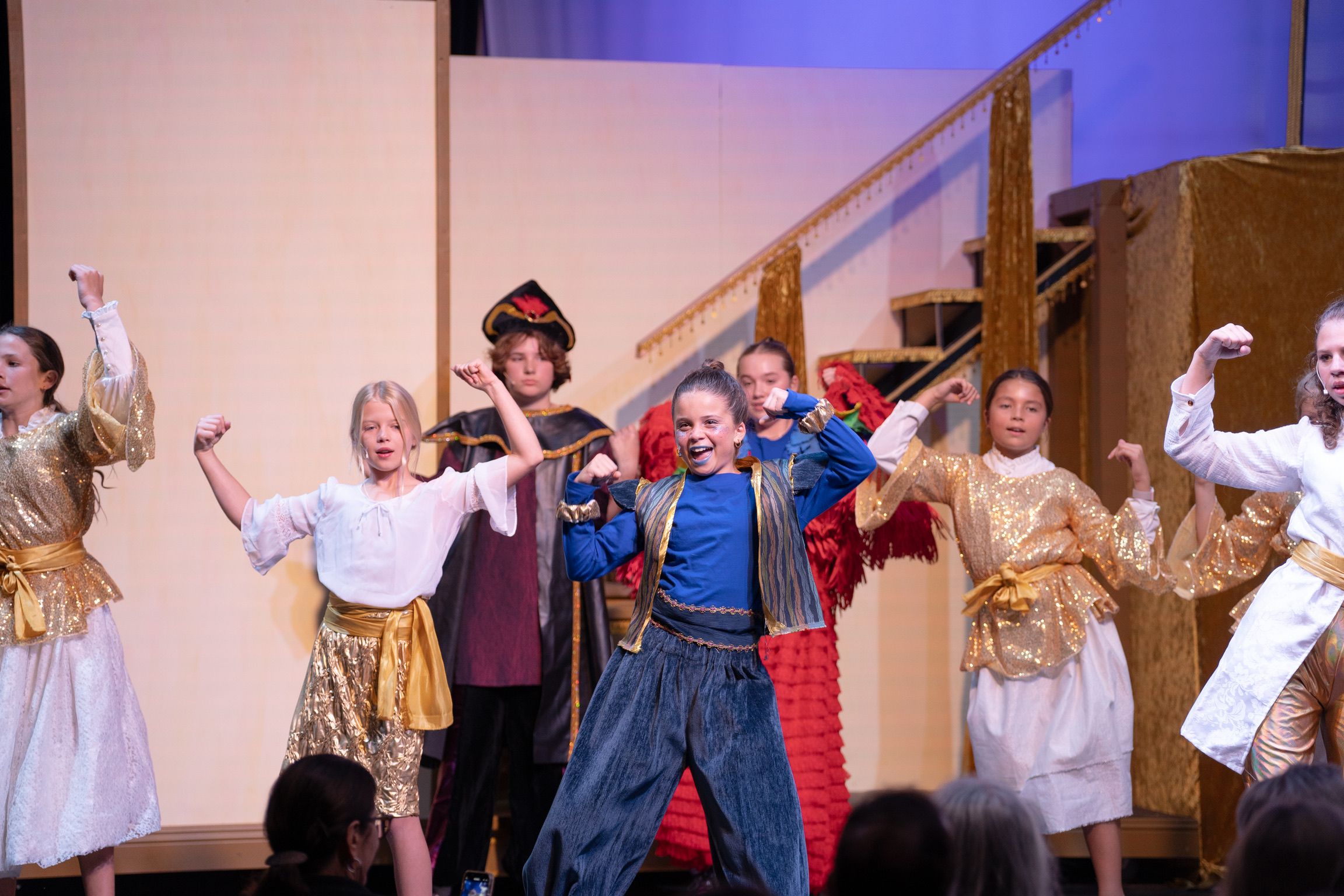 Riley in Aladdin at our local theater