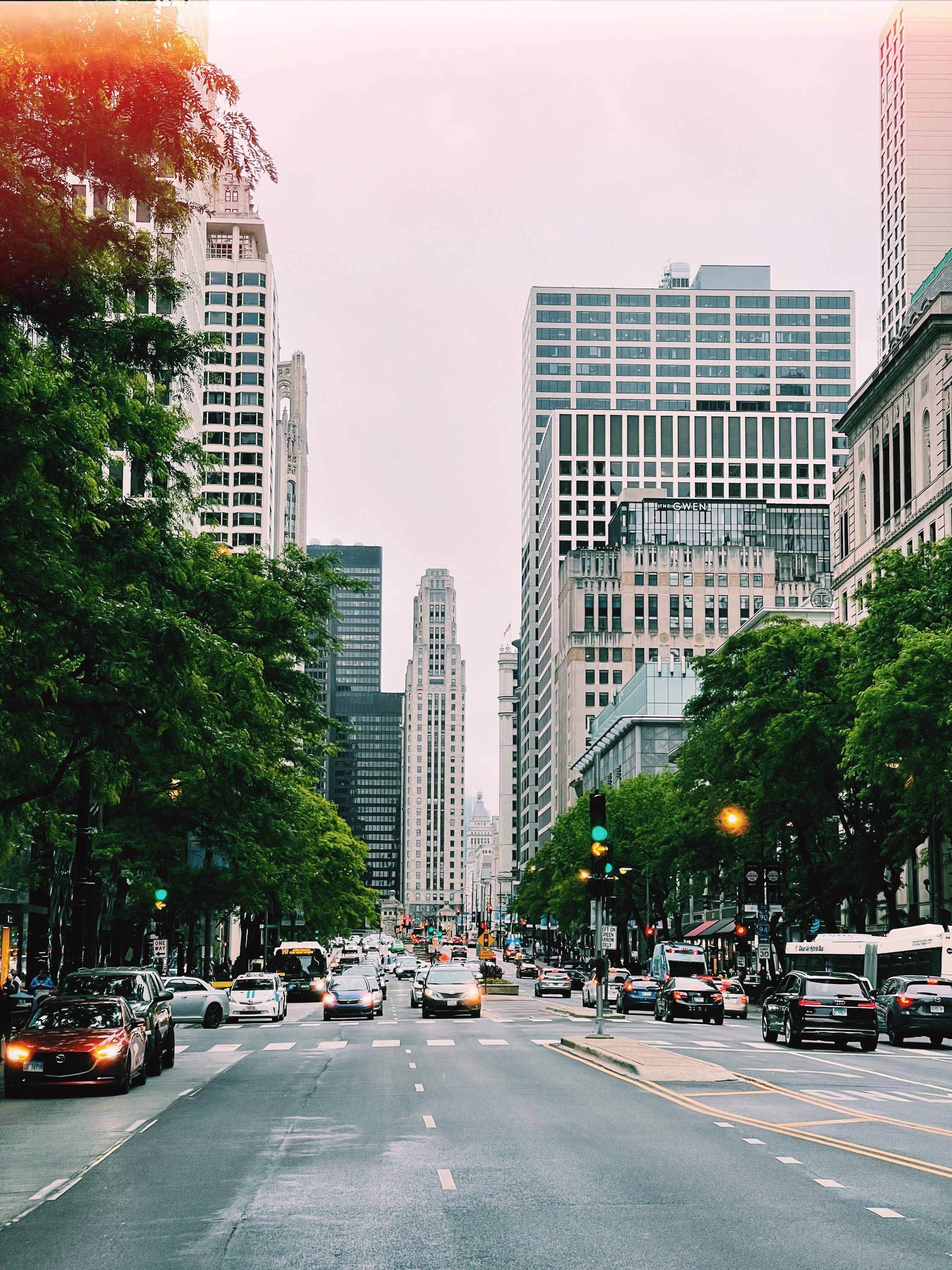 The streets of Chicago
