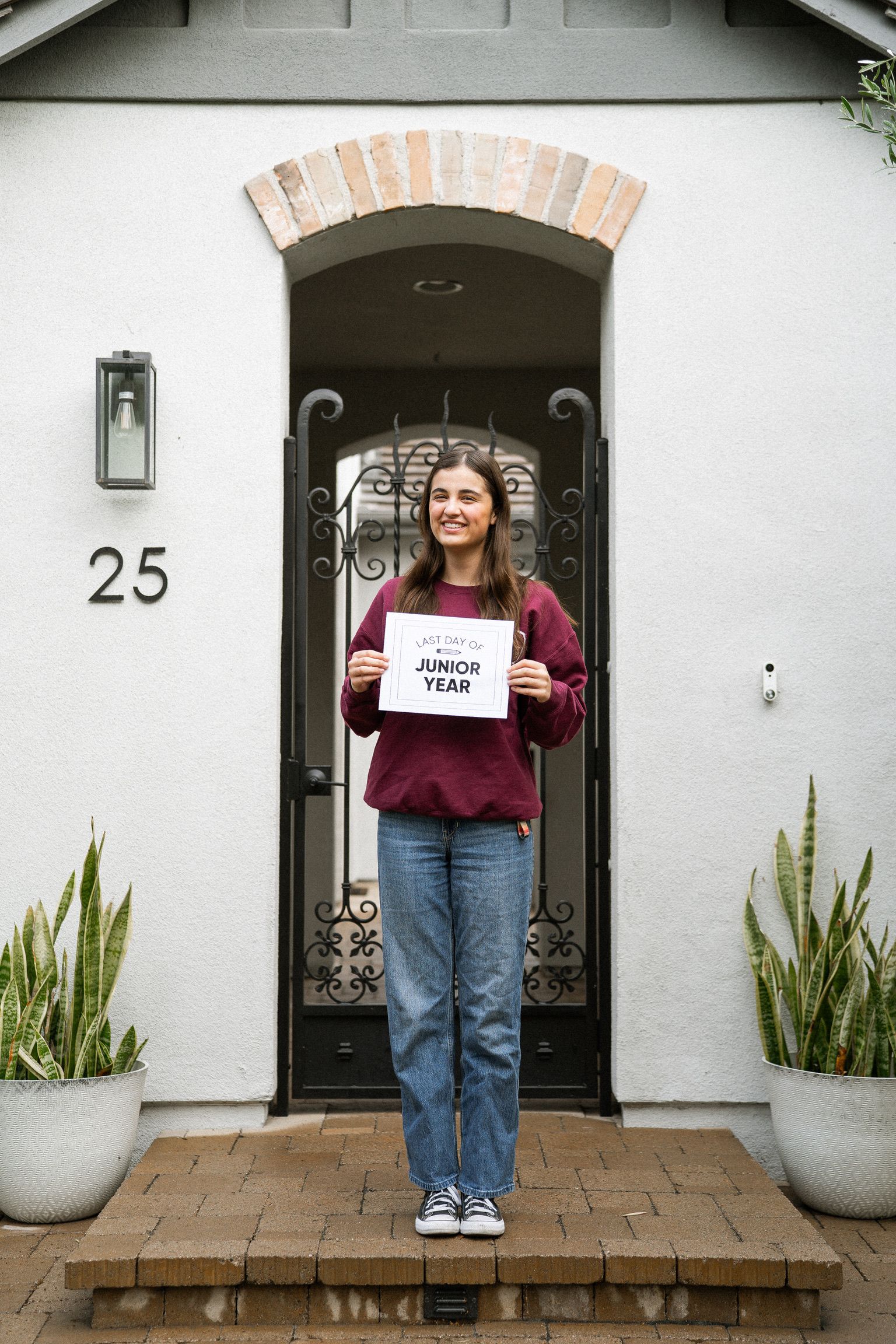Last day of School for Hannah as a Junior