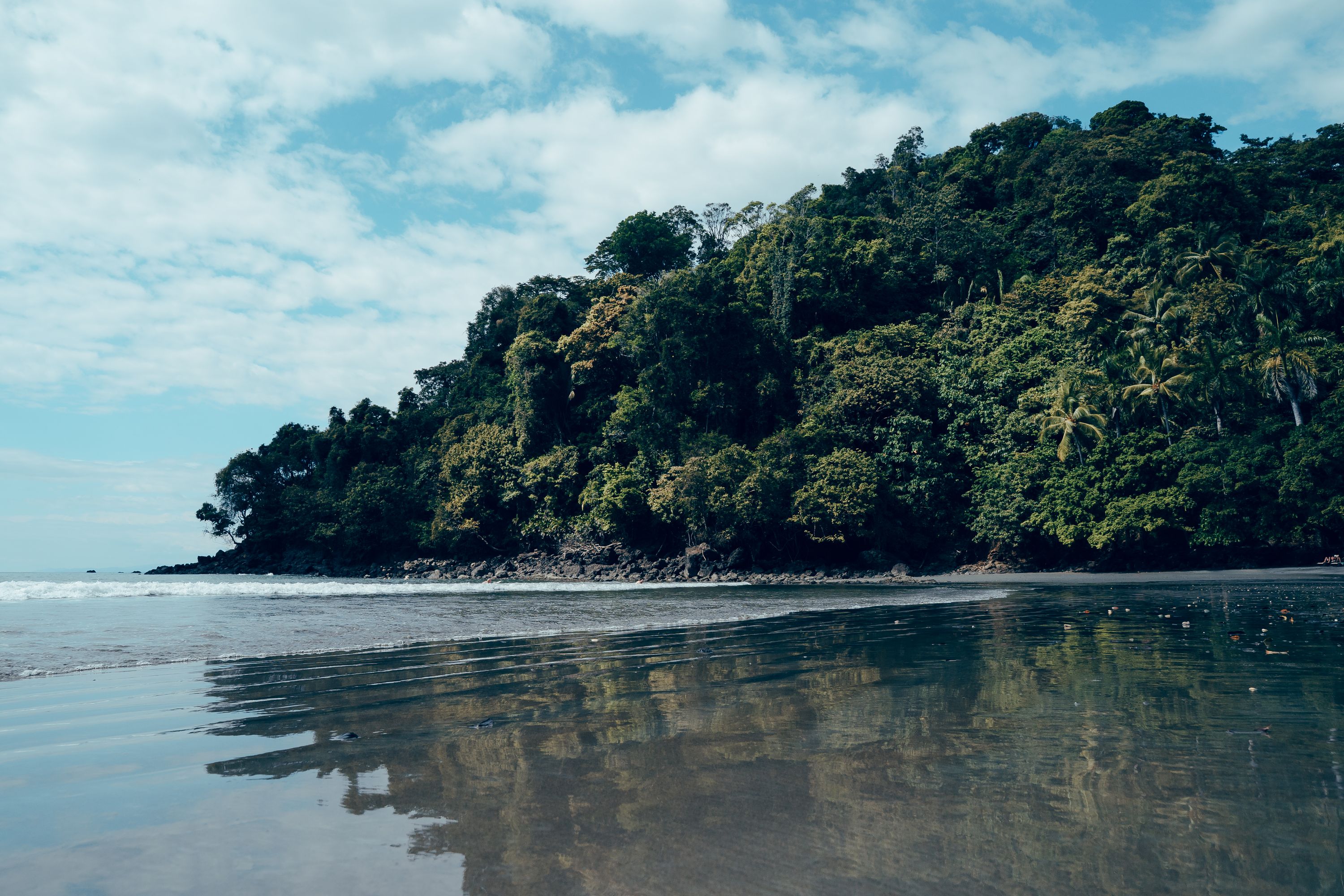 The private beach at Tulemar