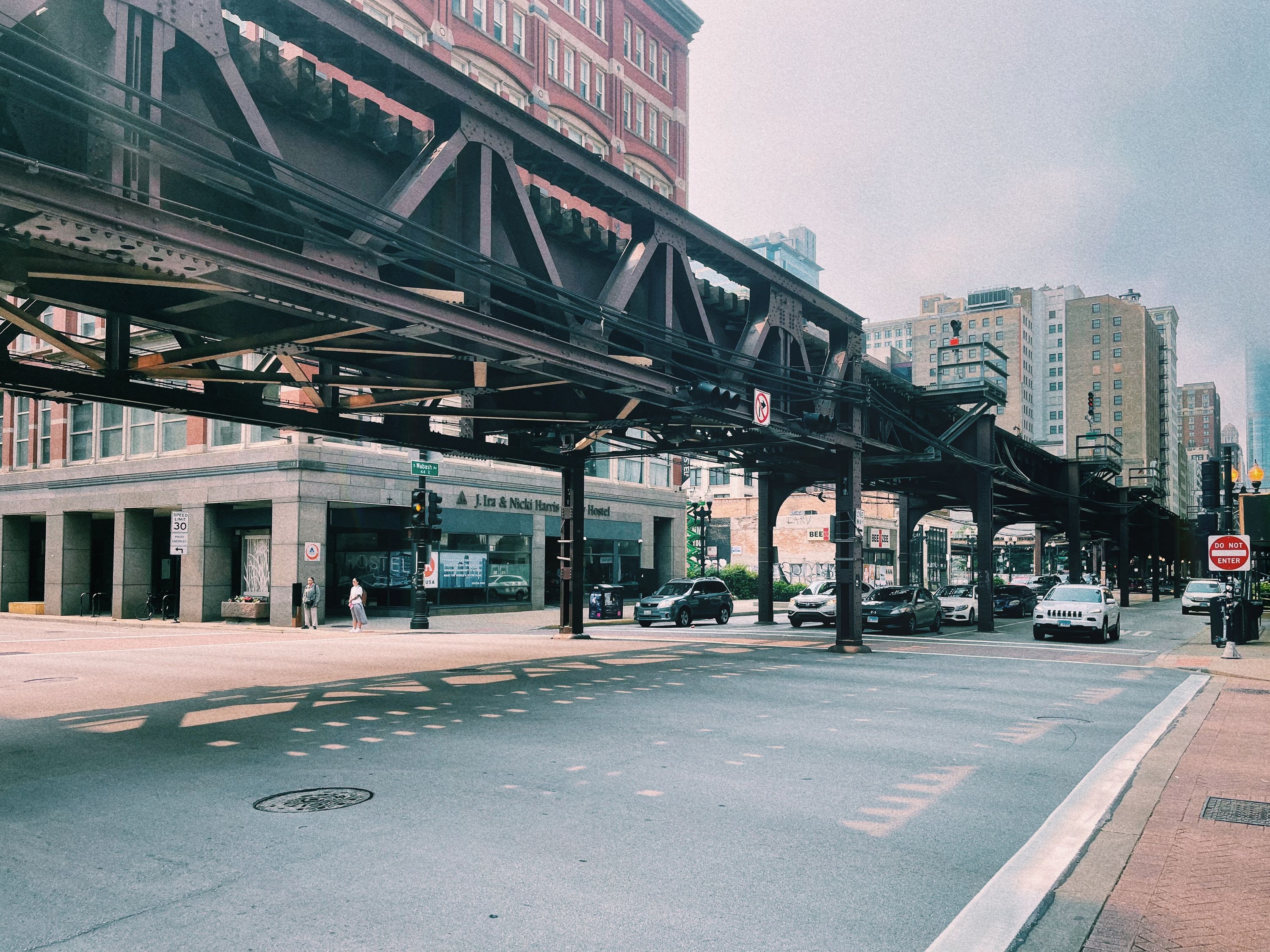 L train in Chicago