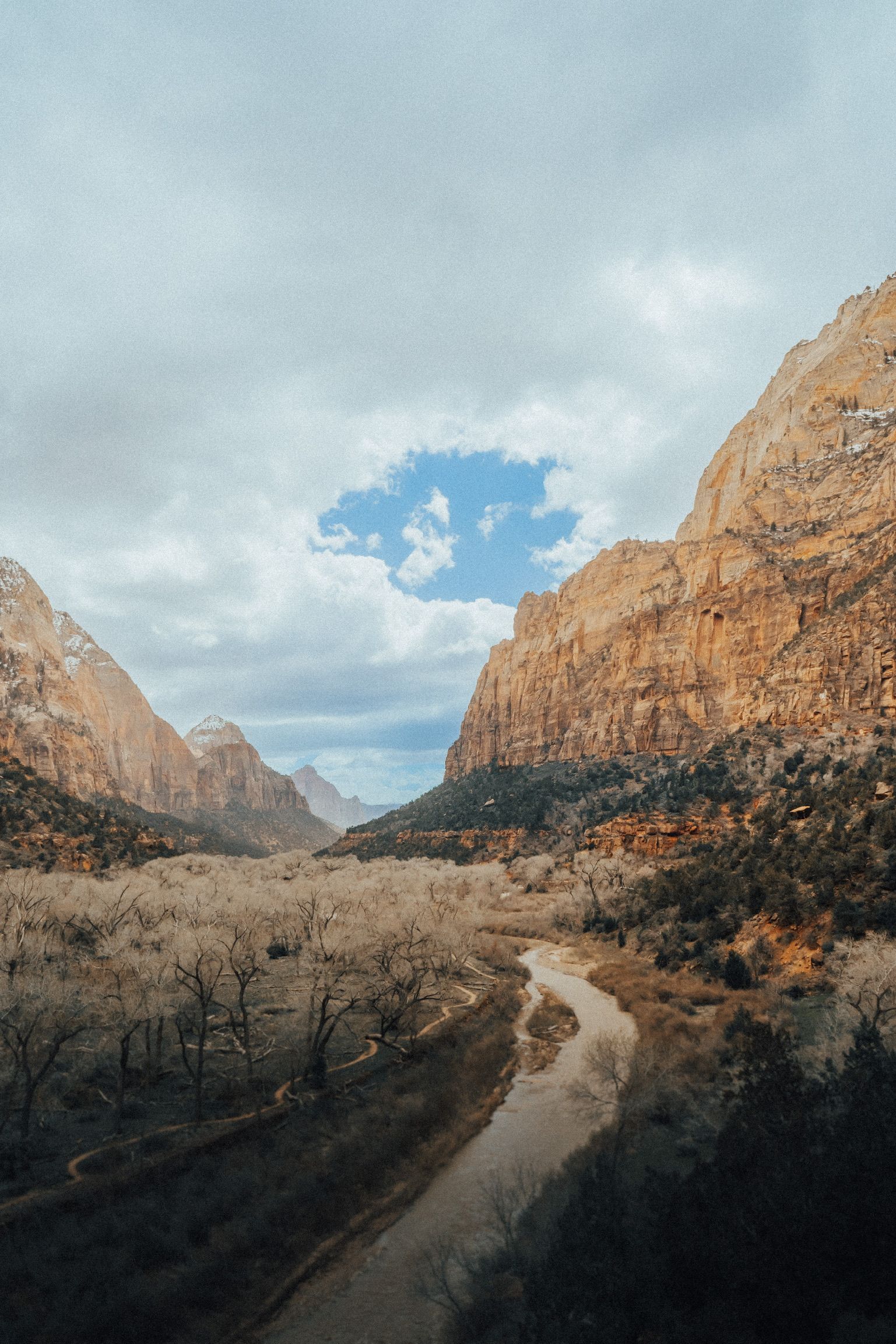 The Lower, Middle, and Upper Emerald pools trail in Zion National Park is a 1.5 mile trail
