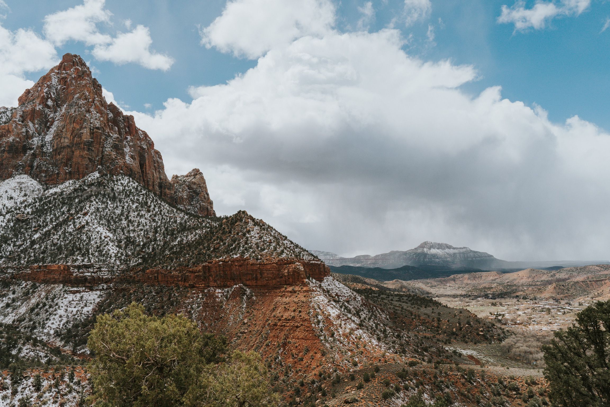 Another shot from Watchman Peak in Zion