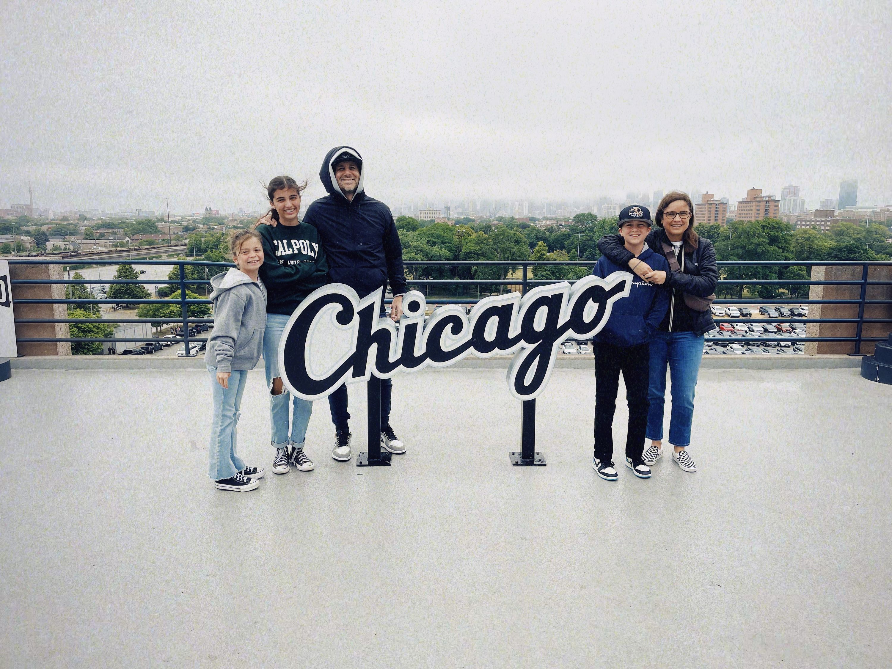 White Sox game with the family