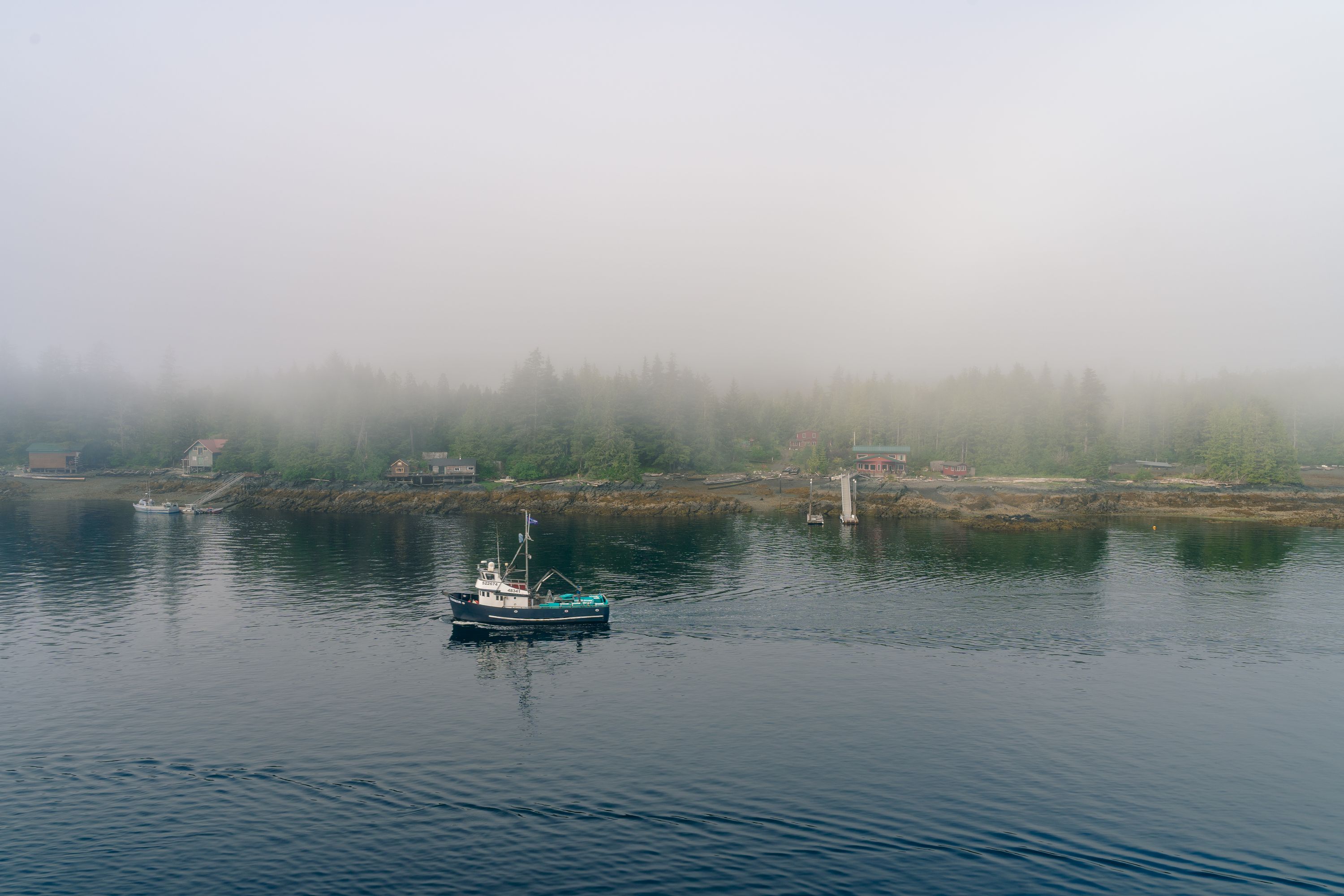 Small fishing boat in Alaska