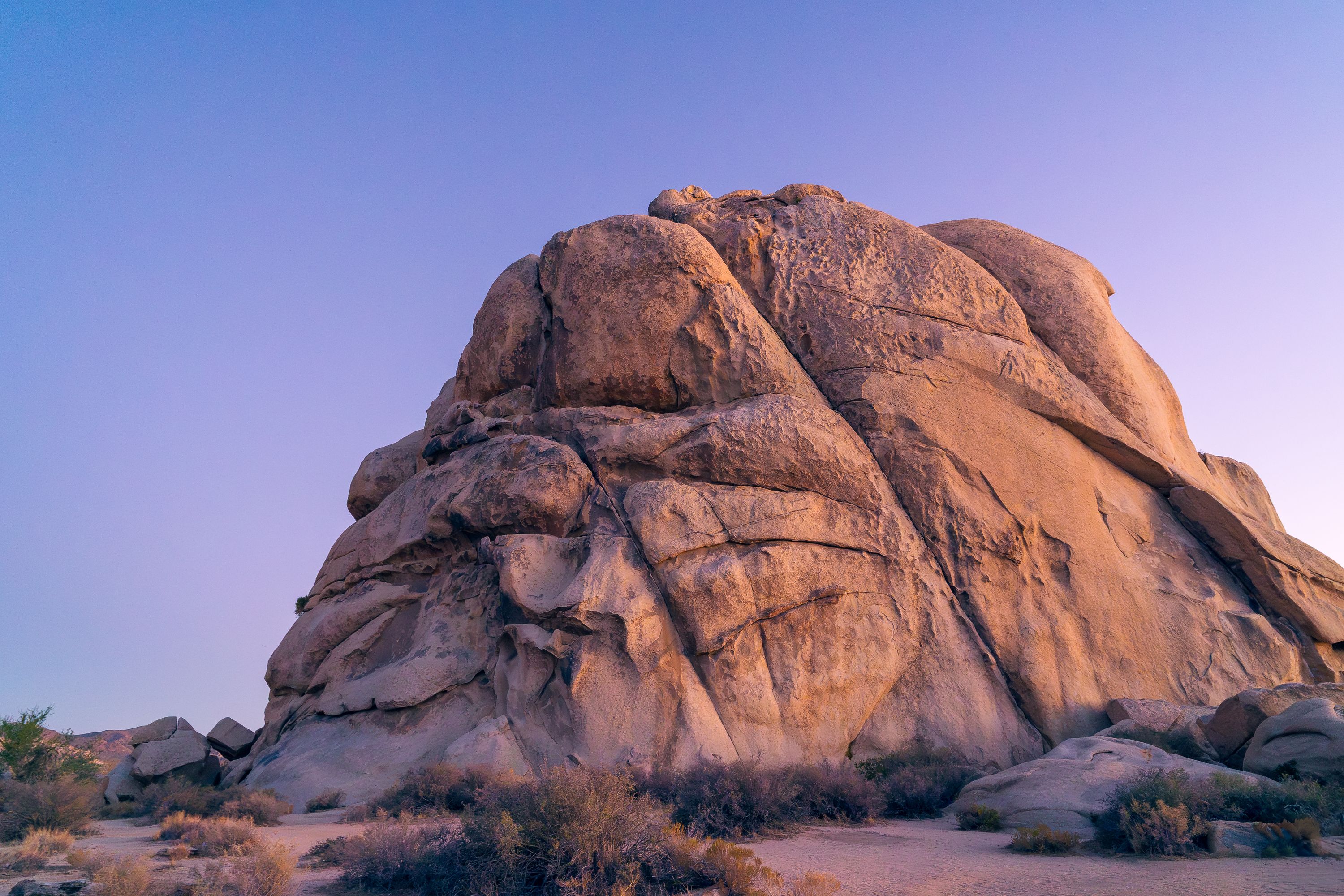 Intersection rock in Joshua Tree
