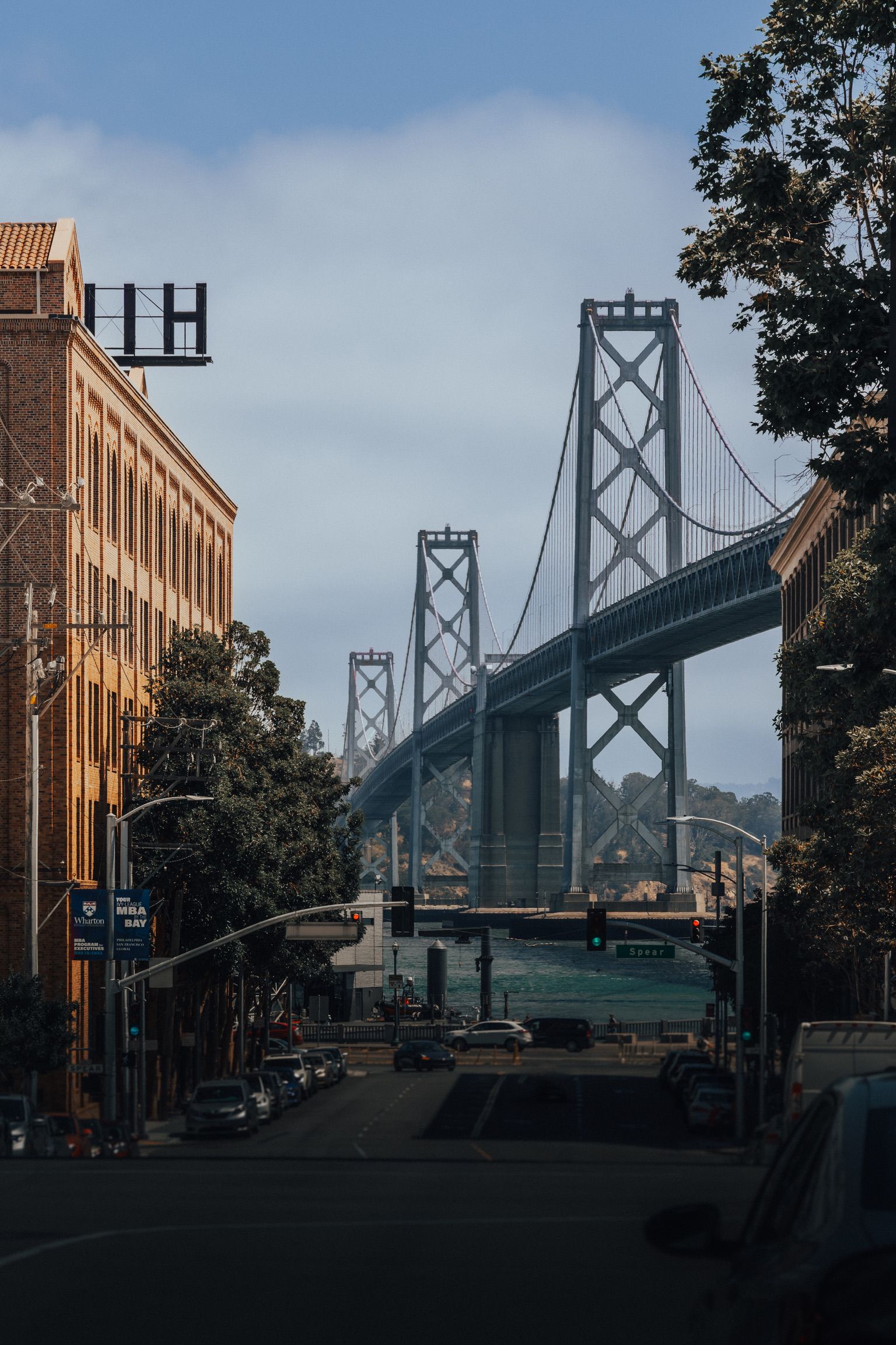 The Bay Bridge shot from Harrison Street
