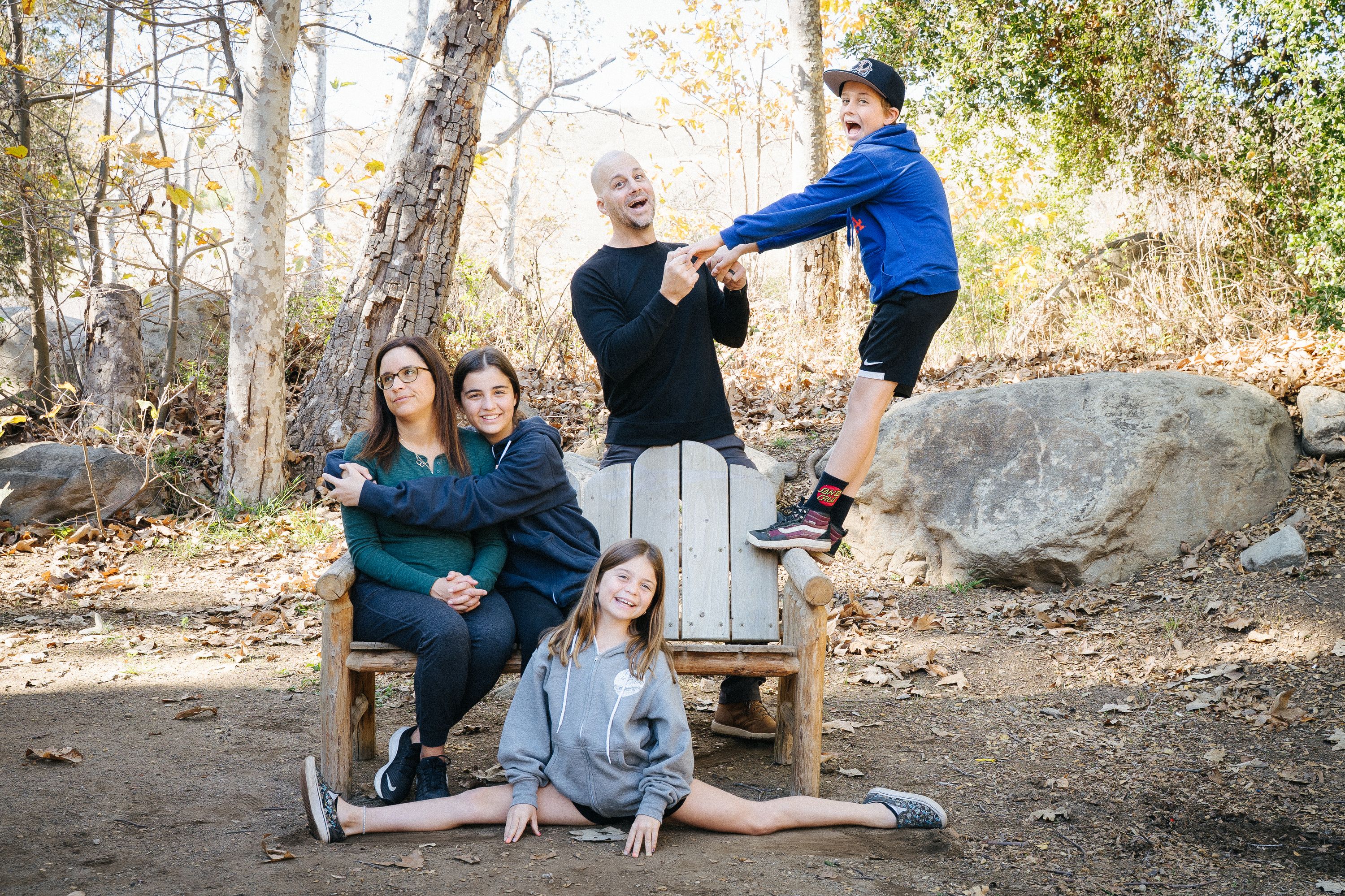 Having some fun camping during Thanksgiving week