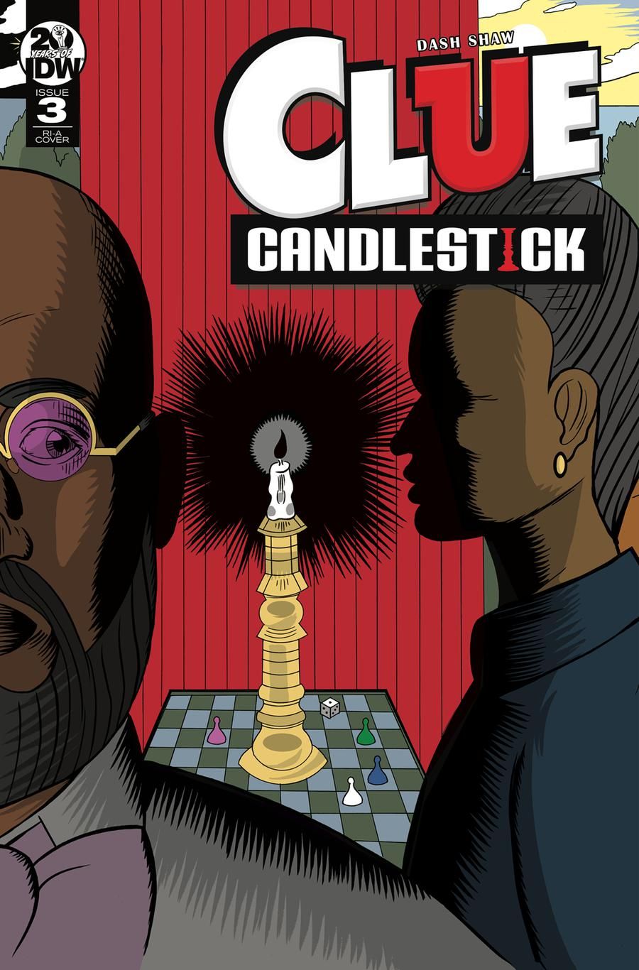 Clue Candlestick #03 (cover B - Dash Shaw)